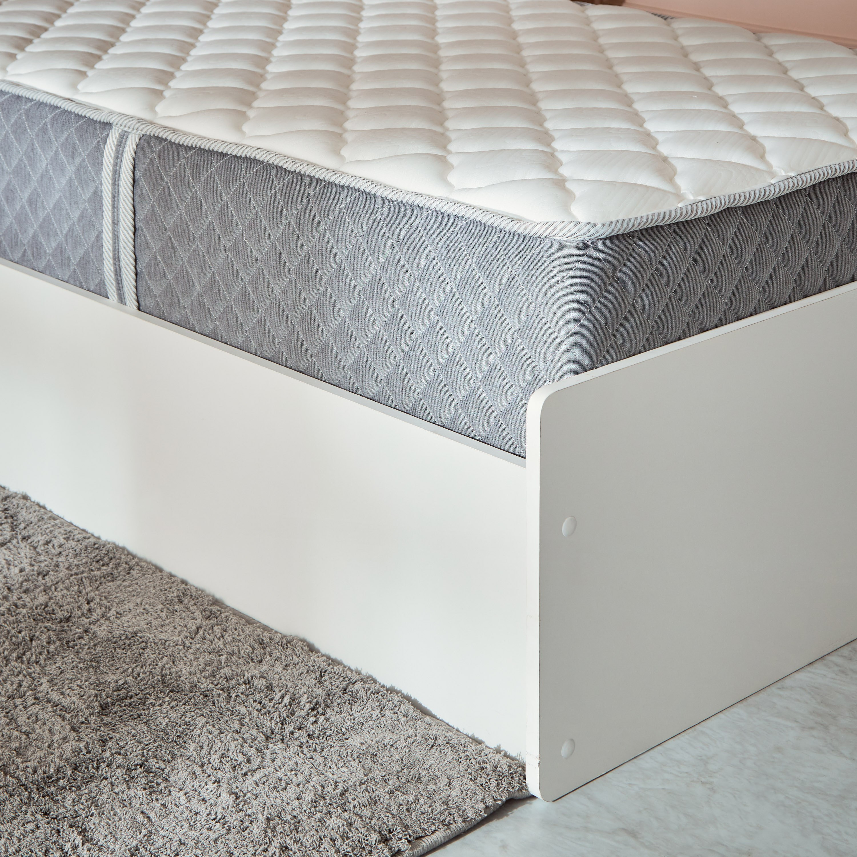 SleepLuxe iRoyal Visco Knitted Breathable Fabric Medium Firm Pocket Spring Mattress - 90x190x25 cm-hbxfurniture-bedroom-mattresses-single-image-6