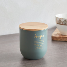 Cuisine Art Sugar Canister with Bamboo Lid