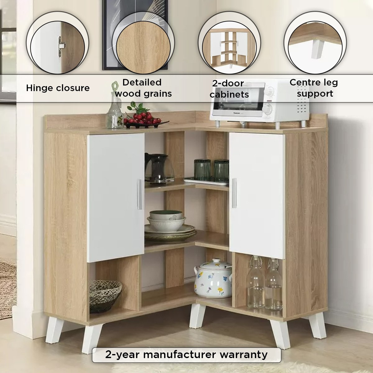 Alford Corner Coffee Bar Cabinet-hbxfurniture-diningroom-barcountersandbarstools-image-4