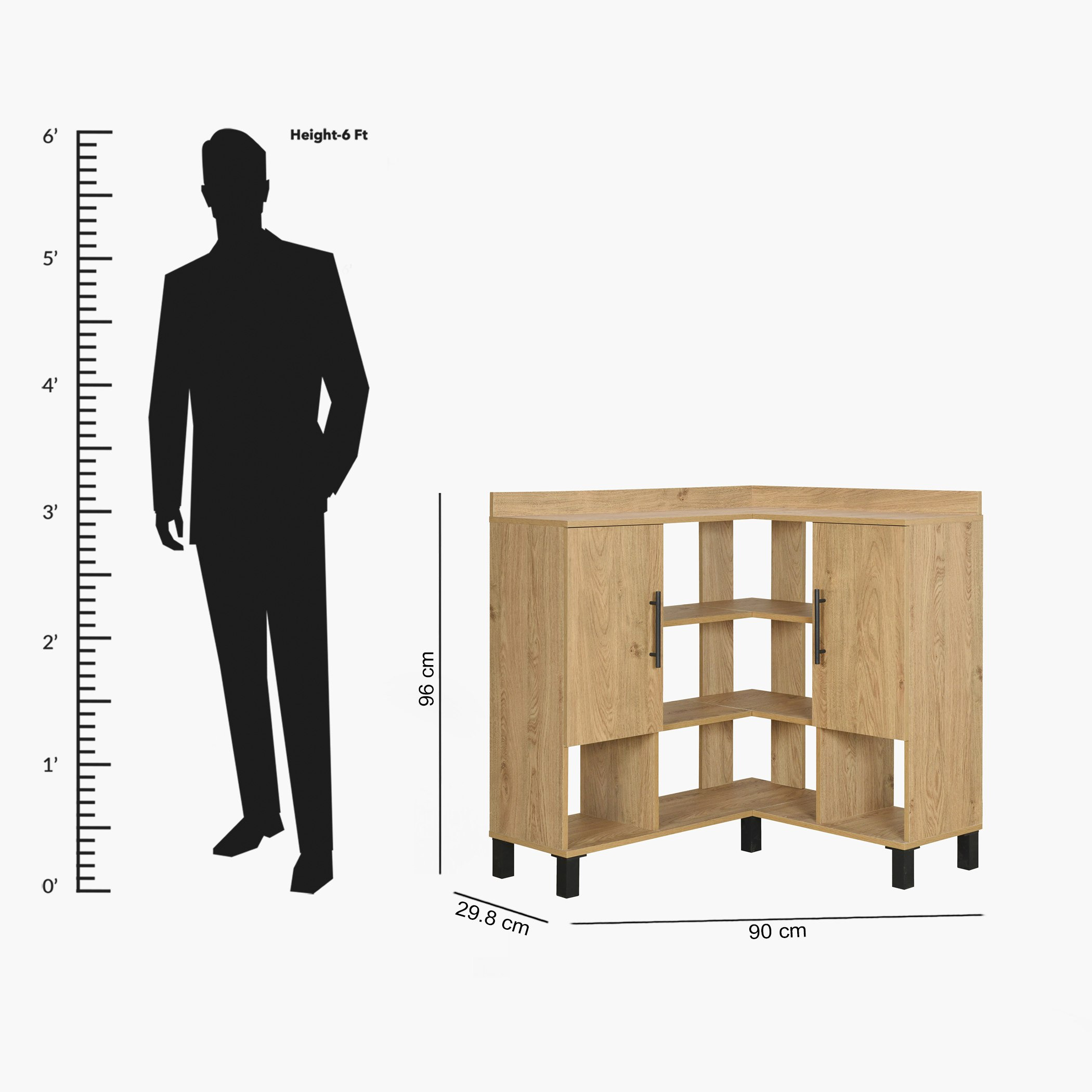 Urban Edmond Corner Coffee Bar Cabinet-hbxfurniture-diningroom-barcountersandbarstools-image-9