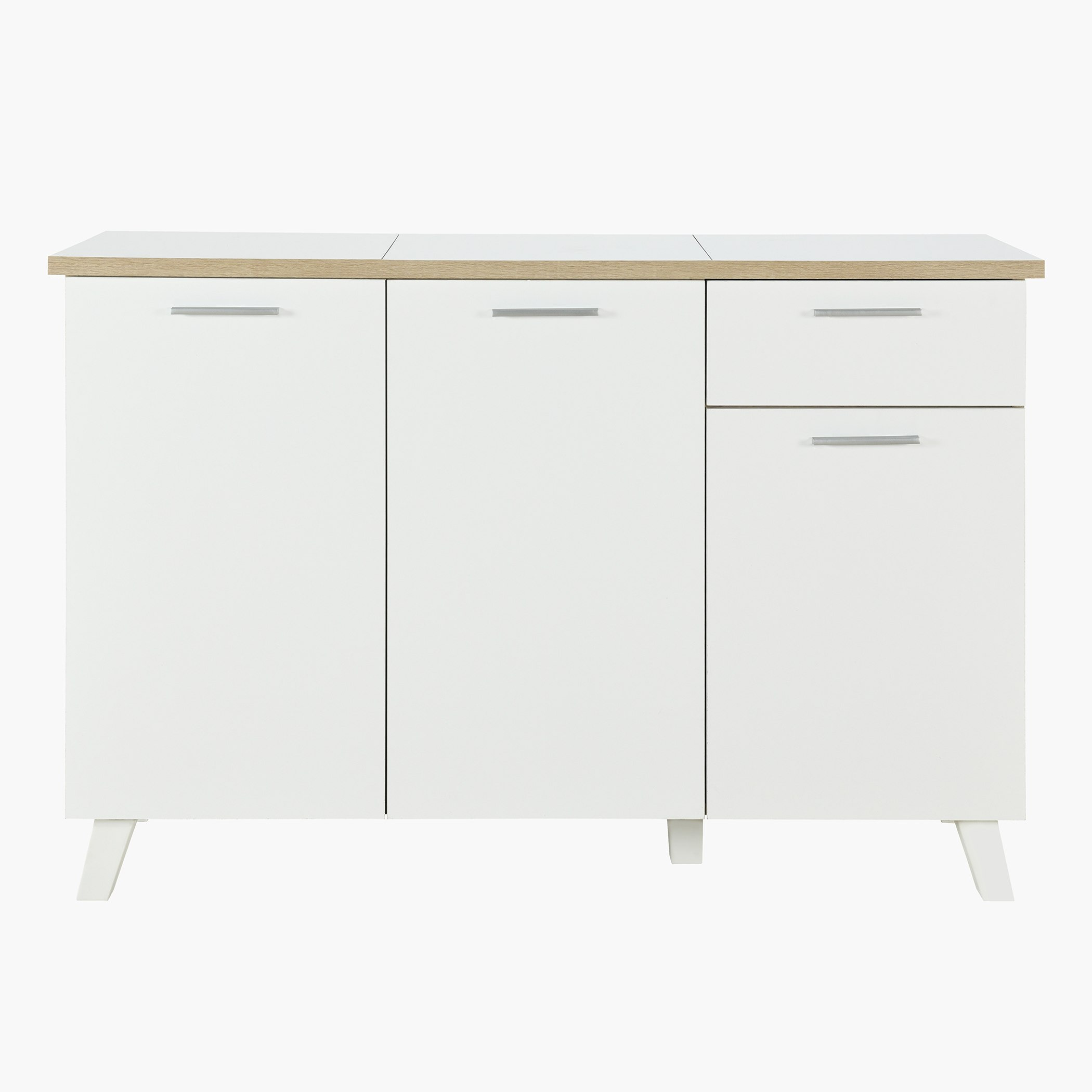 Alford Tile Top 3Door+1Drawer Sideboard/Kitchen Cabinet-hbxfurniture-diningroom-buffetsandsideboards-image-2