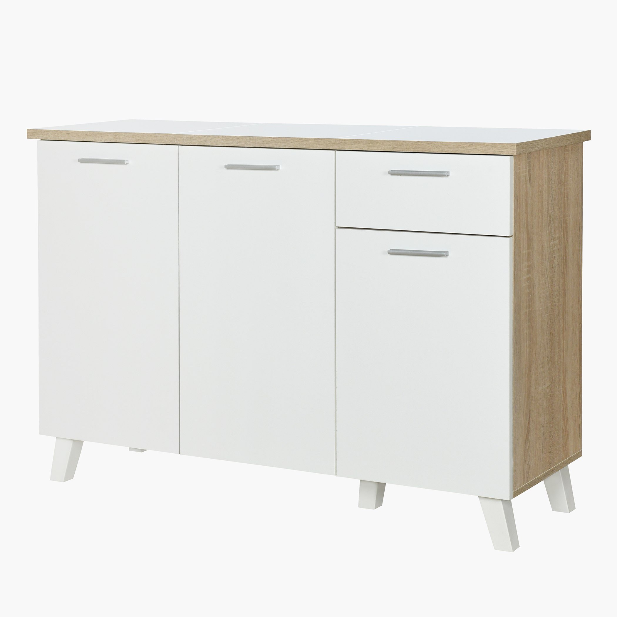Alford Tile Top 3Door+1Drawer Sideboard/Kitchen Cabinet-hbxfurniture-diningroom-buffetsandsideboards-image-3