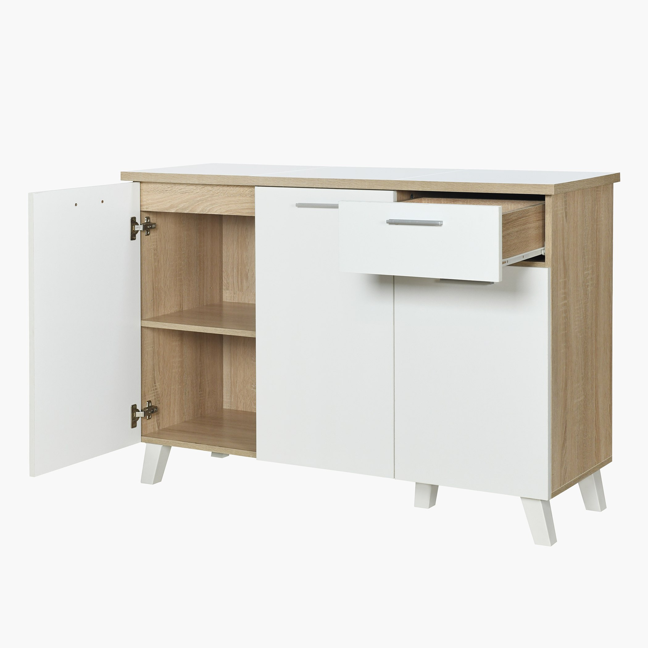Alford Tile Top 3Door+1Drawer Sideboard/Kitchen Cabinet-hbxfurniture-diningroom-buffetsandsideboards-image-6