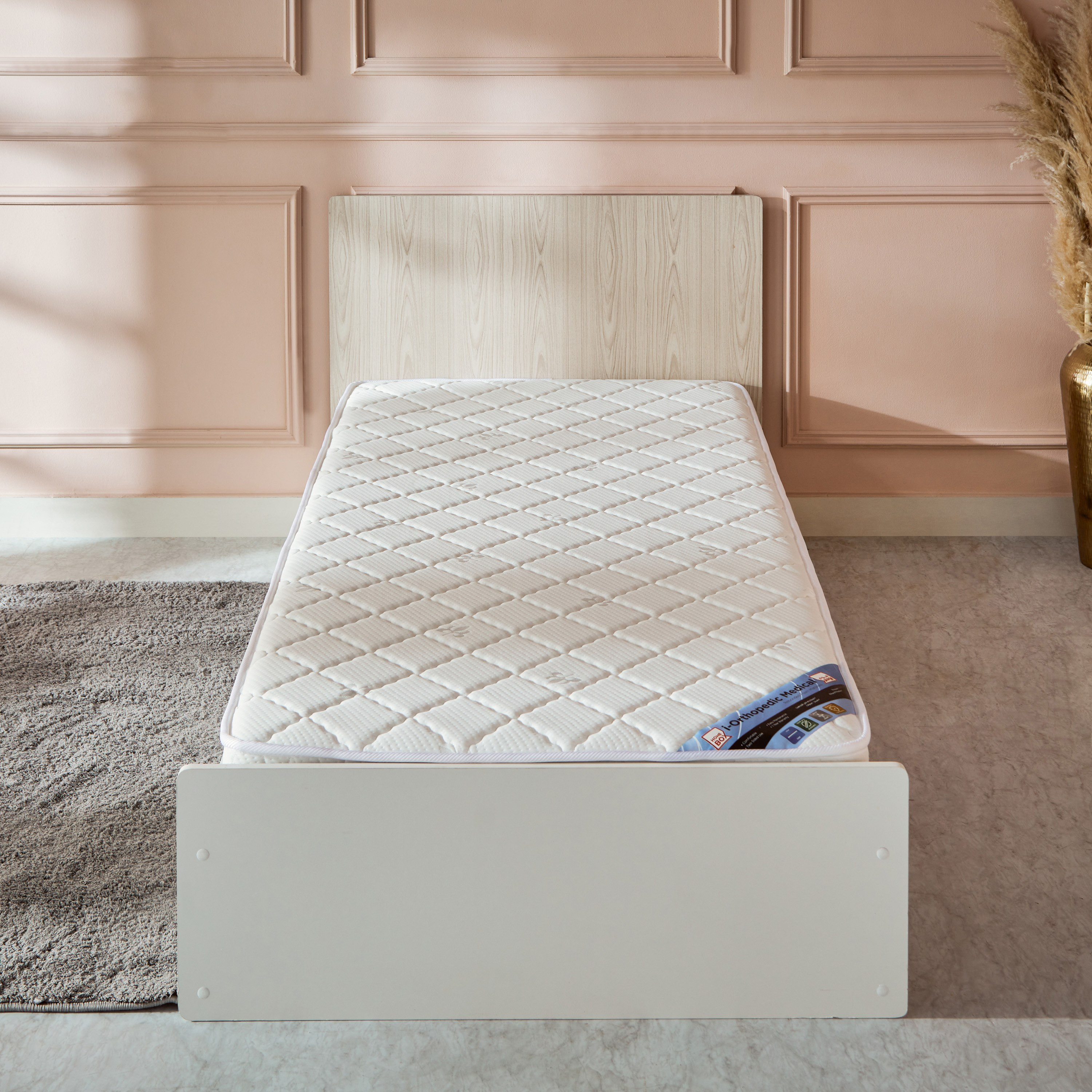 SleepEase iOrthopedic Medical Extra Firm Rebonded Foam Single Mattress - 90x190x15 cm-hbxfurniture-bedroom-mattresses-single-image-3