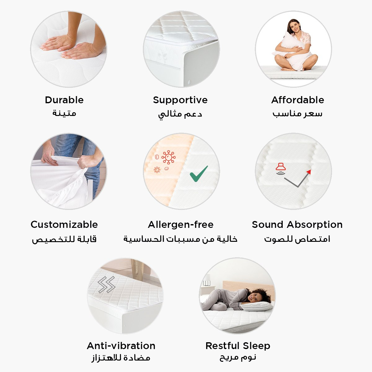 SleepEase iOrthopedic Medical Extra Firm Rebonded Foam Single Mattress - 90x190x15 cm-hbxfurniture-bedroom-mattresses-single-image-10