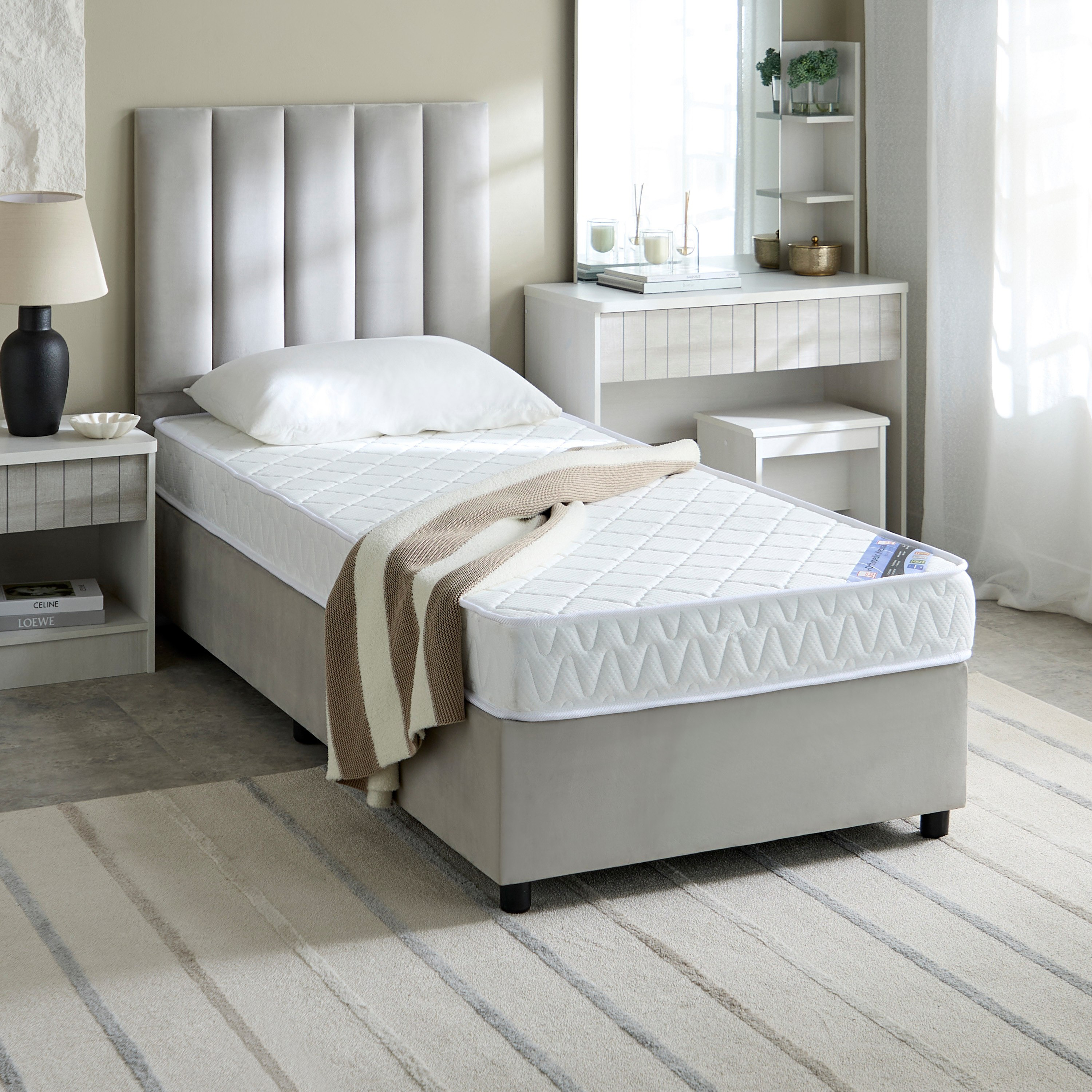 SleepEase iOrthopedic Medical Extra Firm Rebonded Foam Single Mattress - 90x200x15 cm-hbxfurniture-bedroom-mattresses-single-image-2