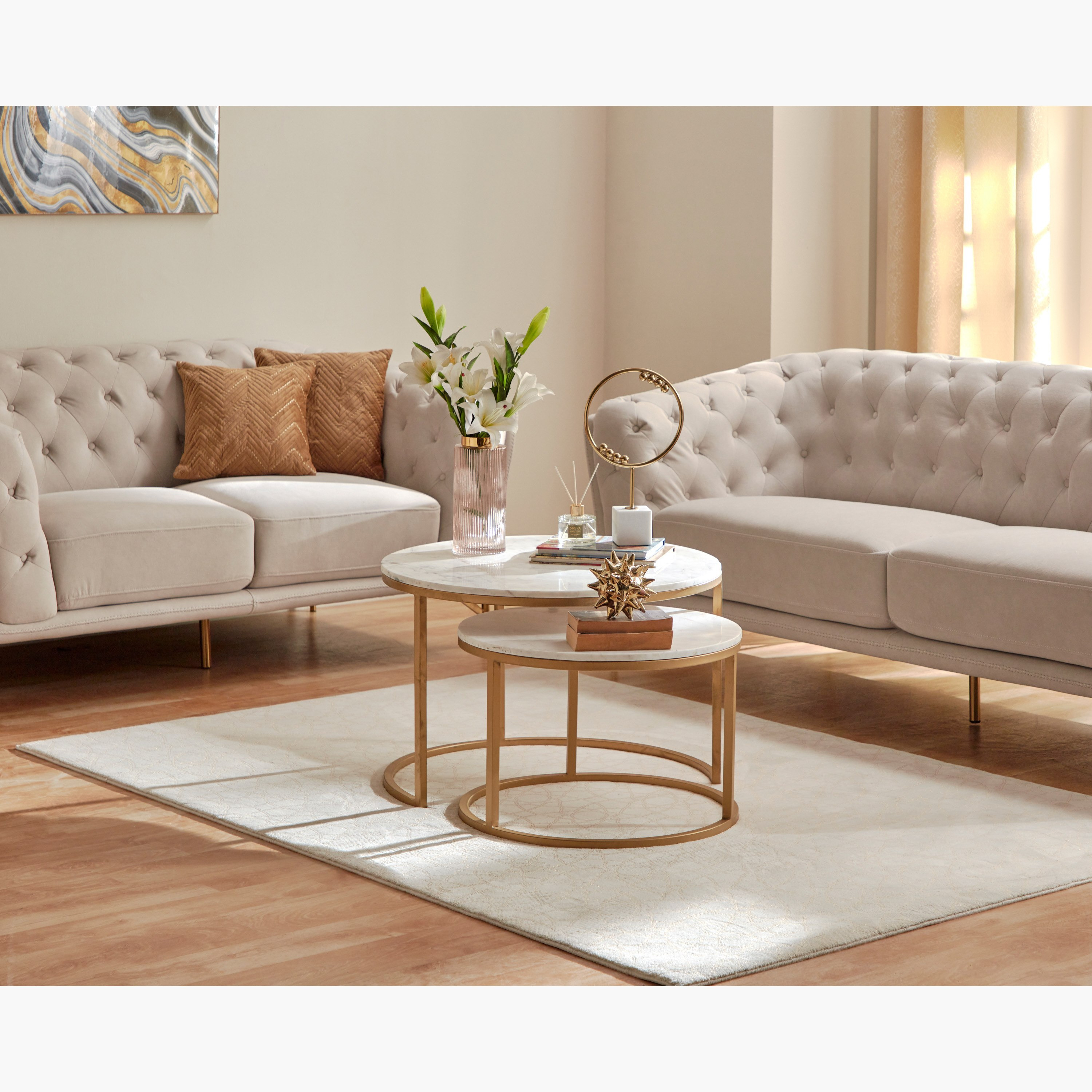 Cavon Keya NXT Marble Top Coffee Table - Set of 2-PROMO_HB_UAE_HBX10_280126-image-10