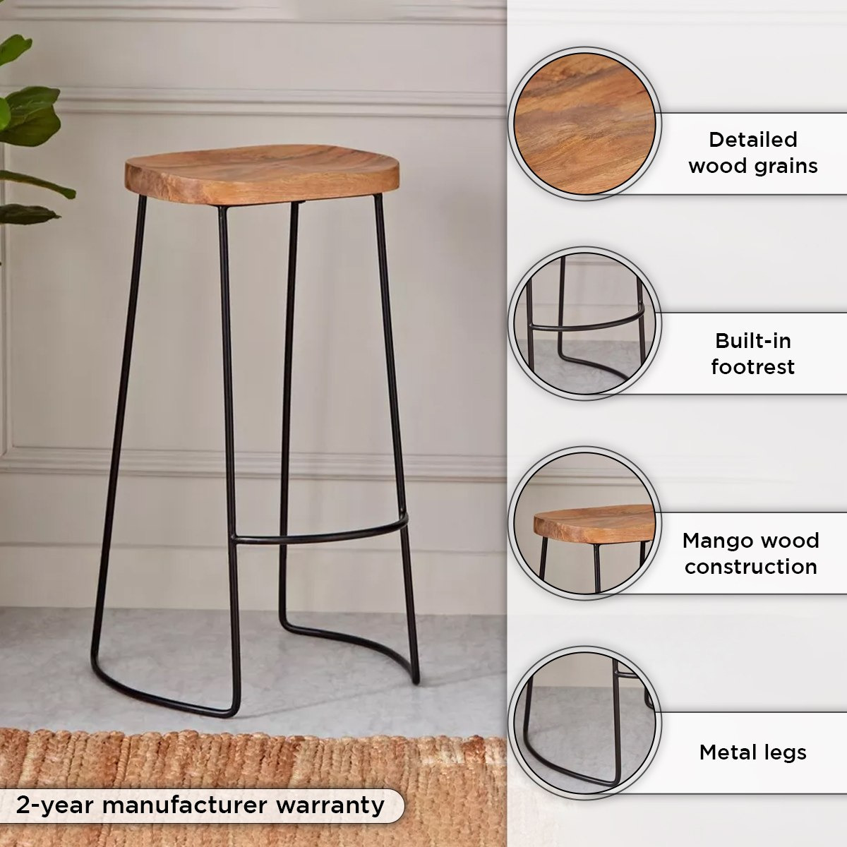 مقعد للمشرب - جافين من كافون-hbxfurniture-diningroom-barcountersandbarstools-image-4