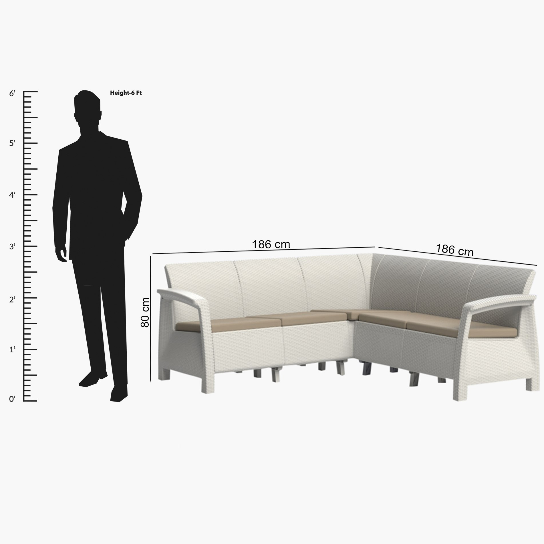 طقم كنبة خارجي حرف أل 5 مقاعد مع طاولة قهوة ووسائد - فيرا سافانا من موڤو-hbxoutdoor-hbxoutdoorfurniture-sofasets-image-11