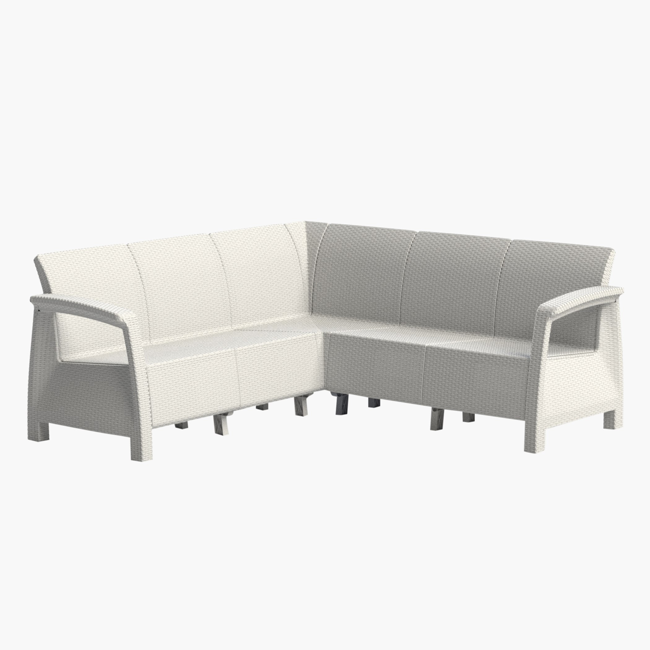 طقم كنبة خارجي حرف أل 5 مقاعد مع طاولة قهوة ووسائد - فيرا سافانا من موڤو-hbxoutdoor-hbxoutdoorfurniture-sofasets-image-4