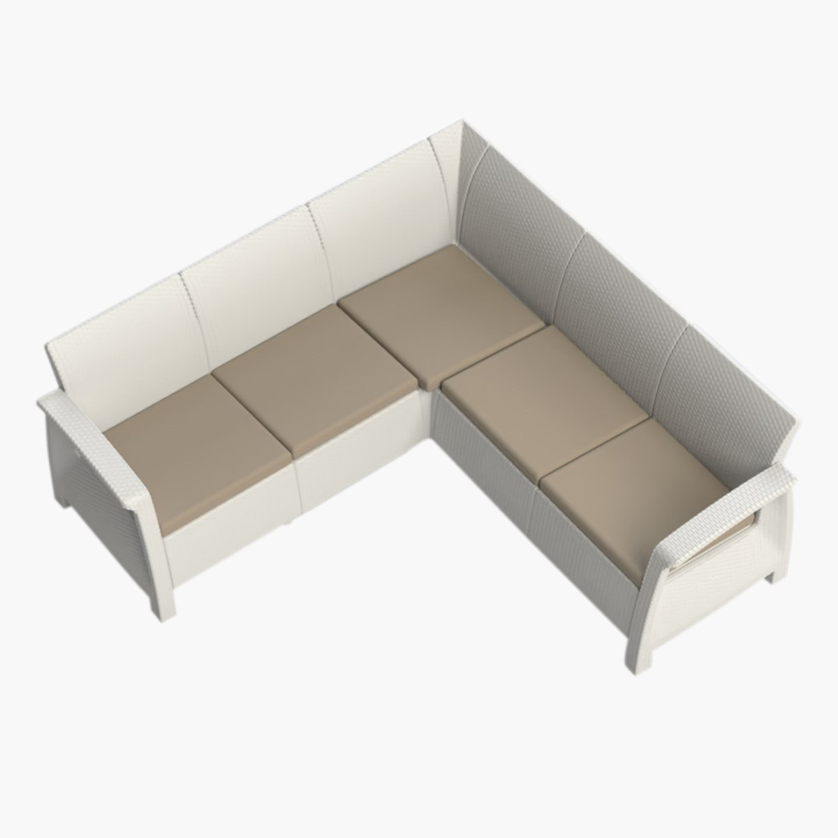 طقم كنبة خارجي حرف أل 5 مقاعد مع طاولة قهوة ووسائد - فيرا سافانا من موڤو-hbxoutdoor-hbxoutdoorfurniture-sofasets-image-5