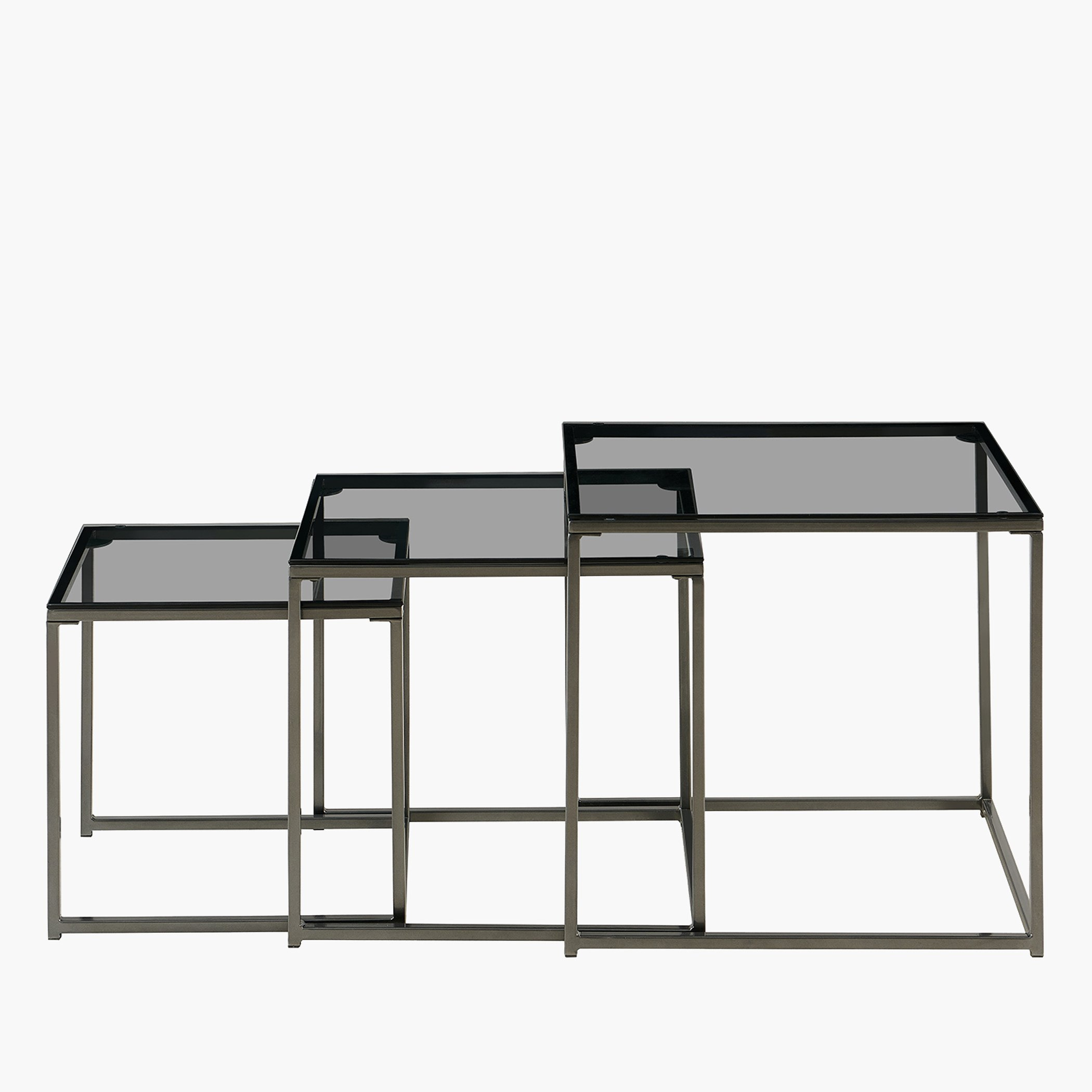 Melody Glass Top Nest of Tables - Set of 3-hbxfurniture-livingroom-nestingtables-image-2