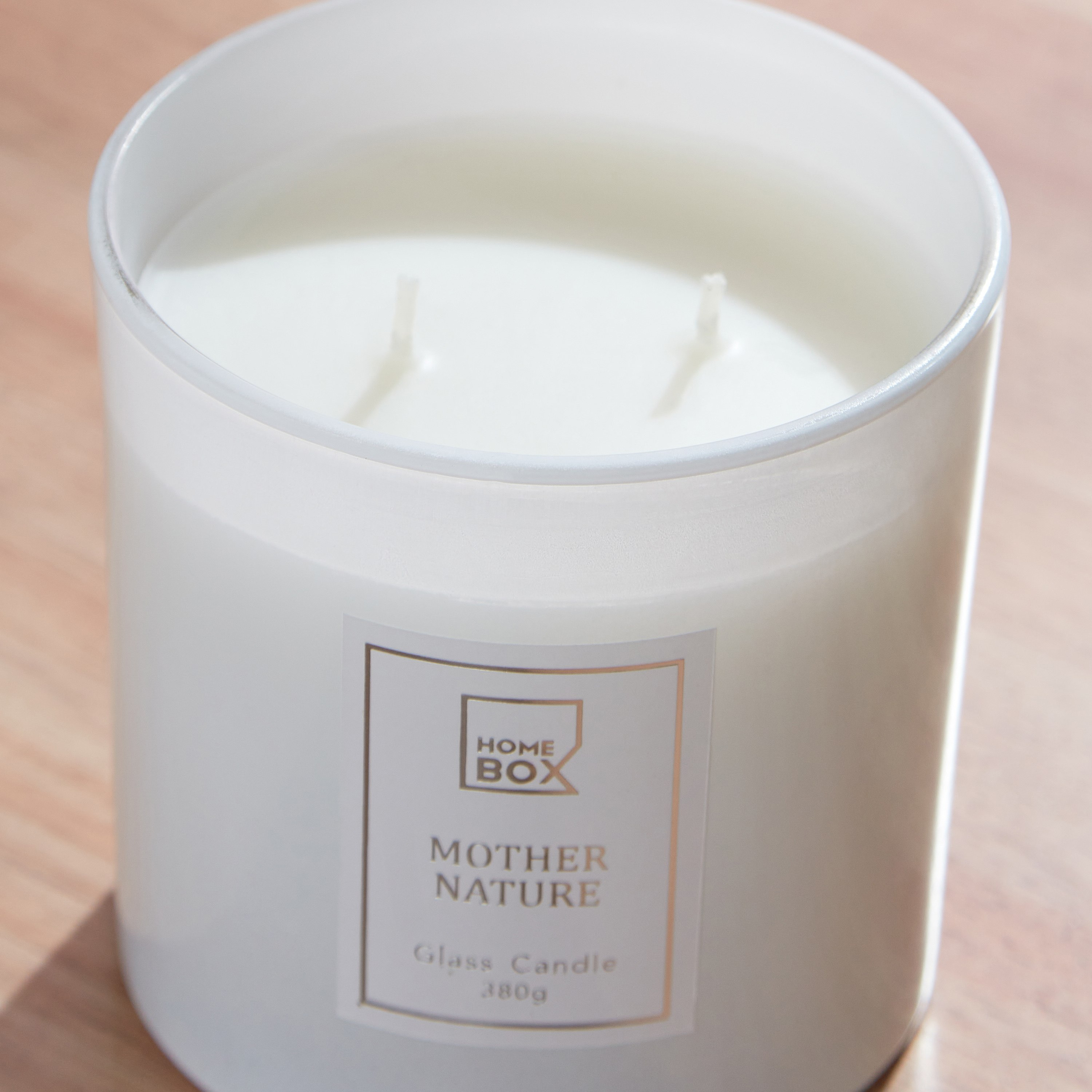 جرة شموع معطرة بغطاء ماذر ناتشر من أبيض - 380 جم-hbxlivingroom-decorandaccessories-candles-image-3