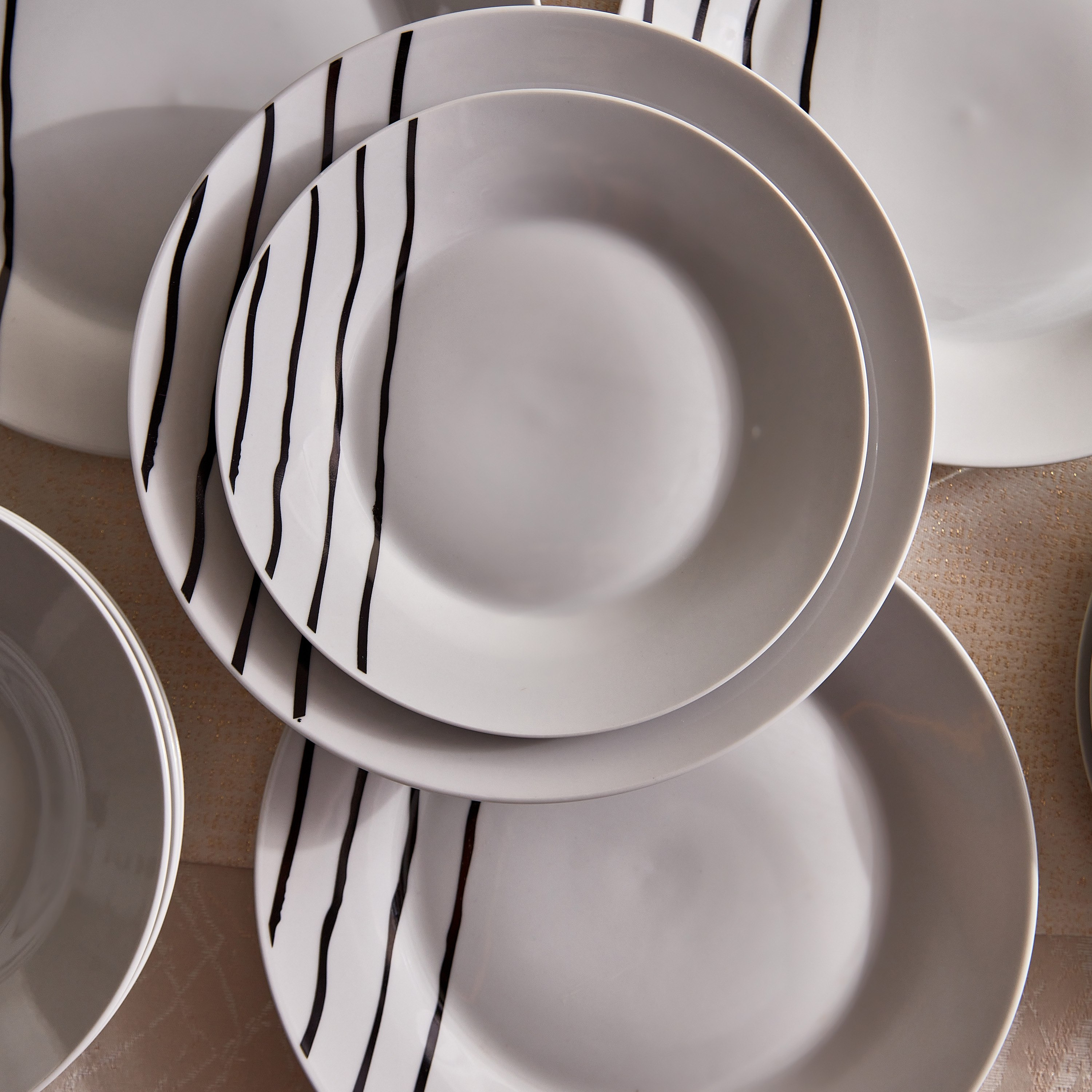 طقم عشاء بورسلان 20 قطعة سبرينغ من أتلانتا - 4 أفراد-hbxhomeware-hbxkitchen-image-2