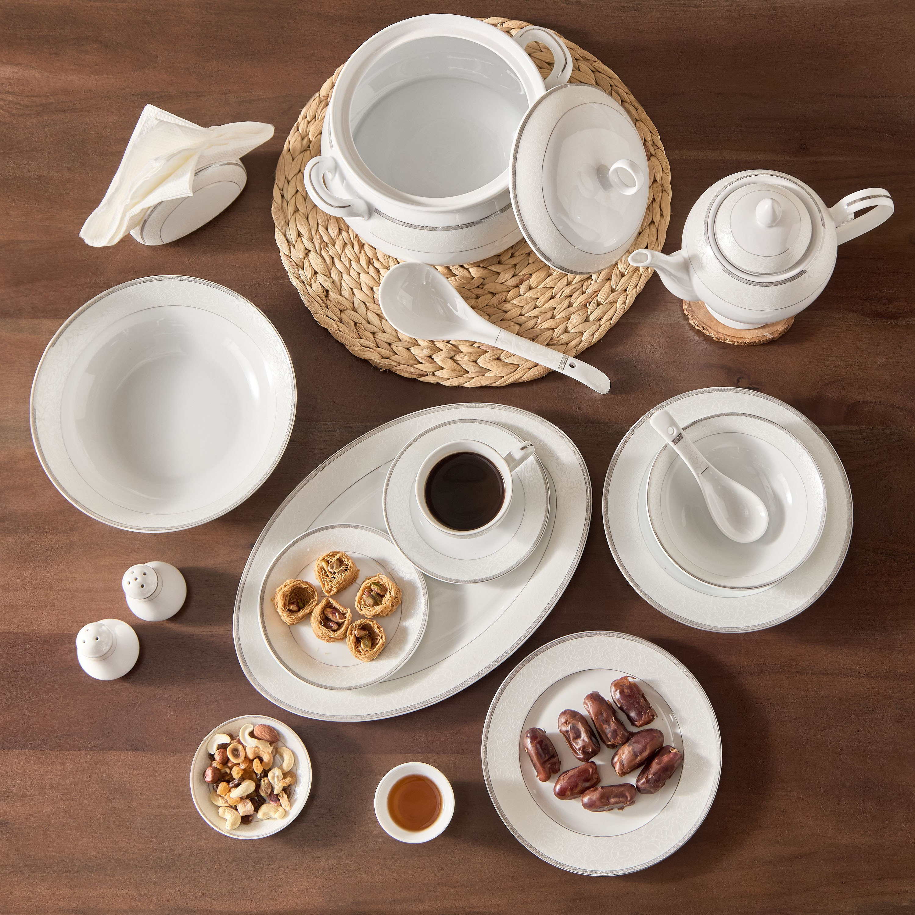 طقم عشاء 65 قطعة من فيستيڤ - 6 أشخاص-hbxhomeware-hbxkitchen-image-1