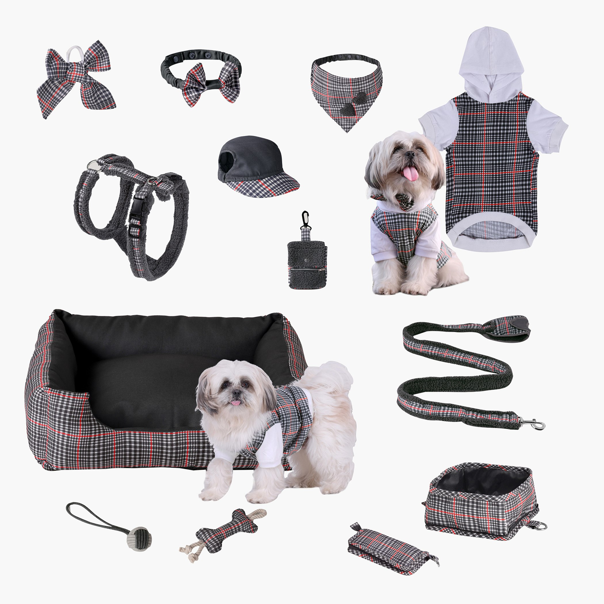 ربطة شعر لأصحاب الحيوانات الأليفة من كانين ريجال - 12-16 سم-hbxpets-petcostumes-image-4