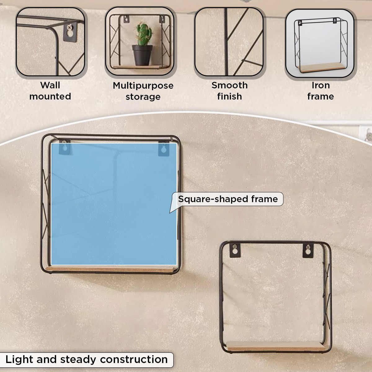 طقم رف حائط معدن مع ألواح ليفية قطعتين من سيرا-hbxfurniture-mediaunitsandstorage-wallshelves-image-5