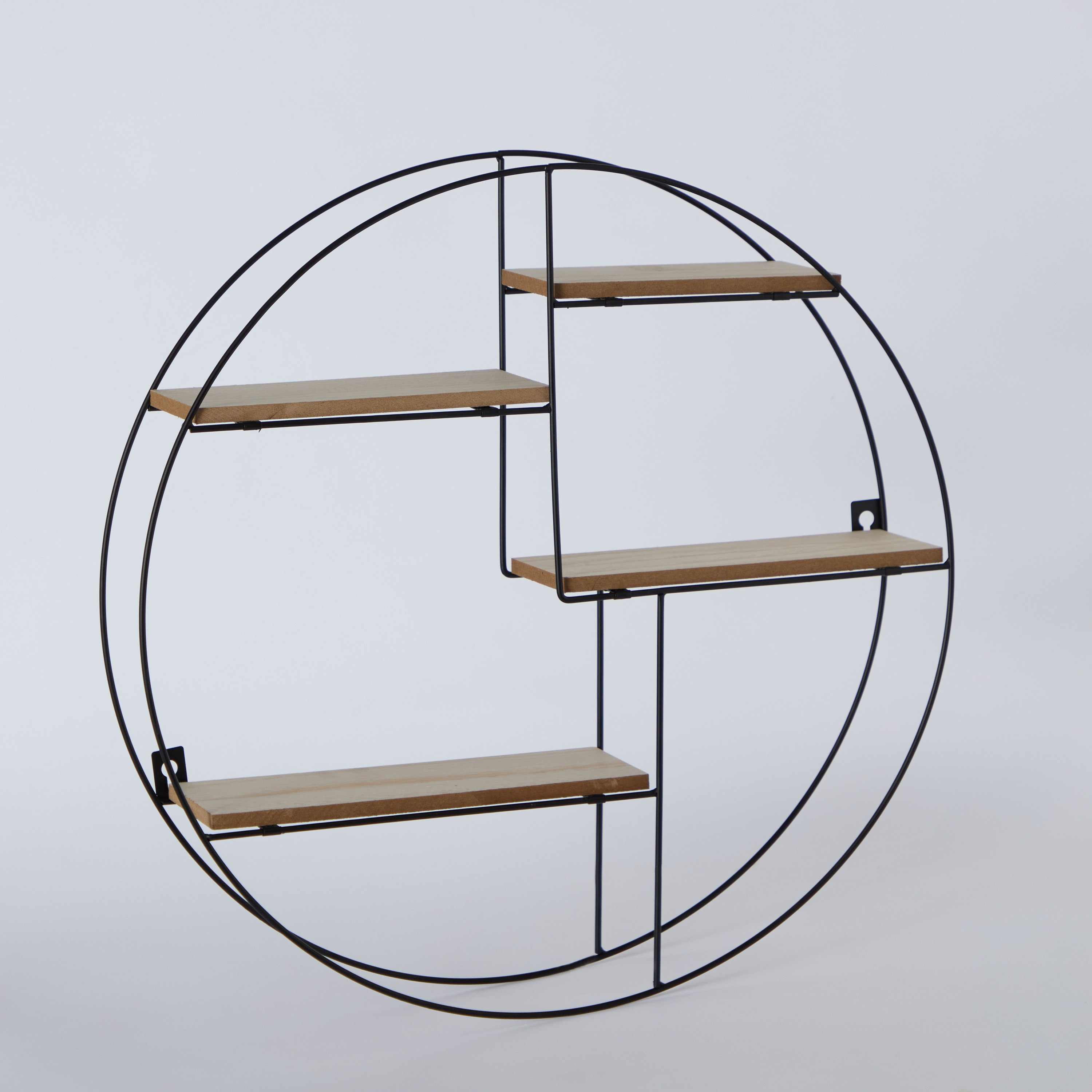 رف حائط معدن قابل للطي مع ألواح ليفية من سيرا - 50x10x50 سم-hbxfurniture-mediaunitsandstorage-wallshelves-image-6
