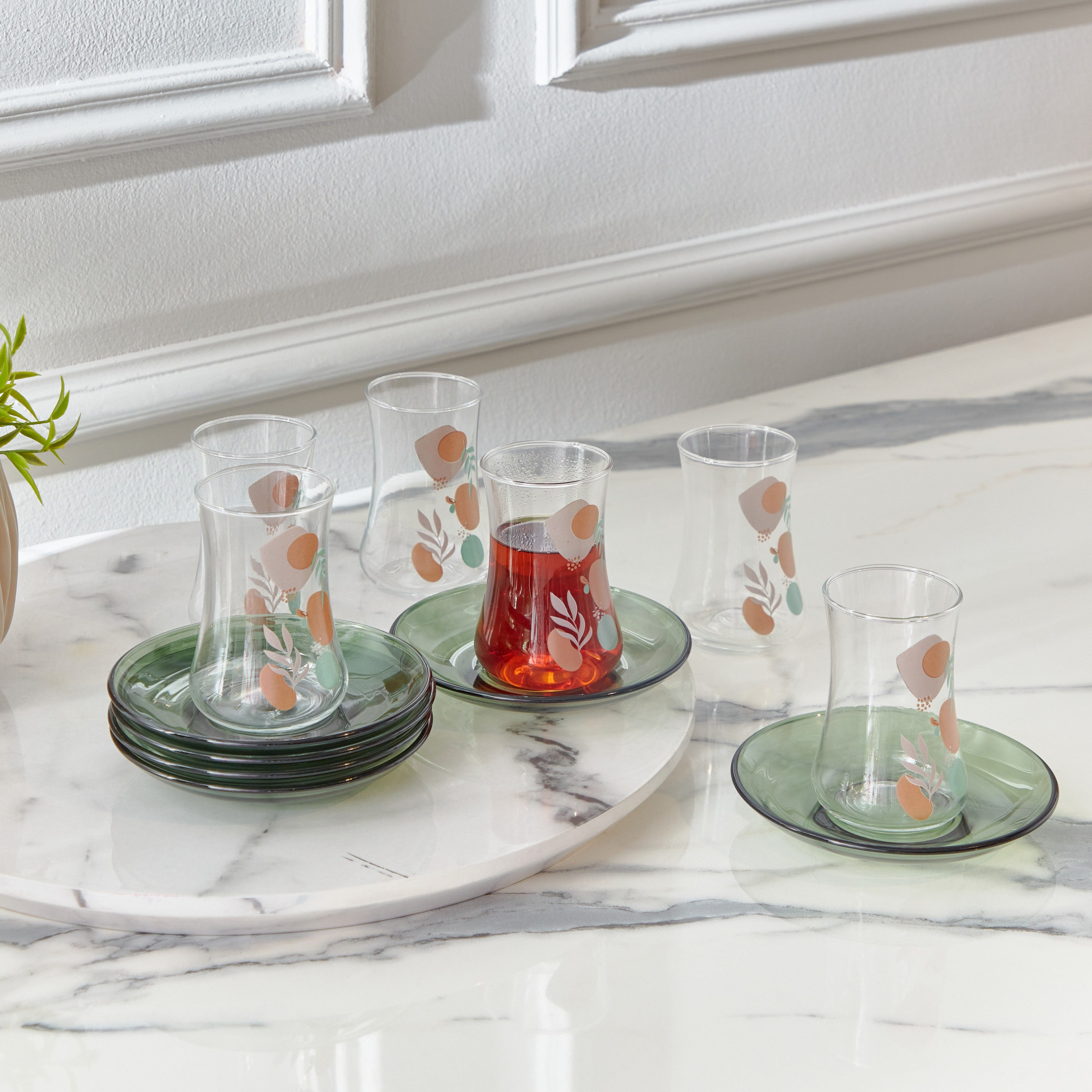 طقم استكانة وصحن 6 قطع من أرتسي - 120 مل-hbxhomeware-diningandtabletop-coffeeandteasets-image-1