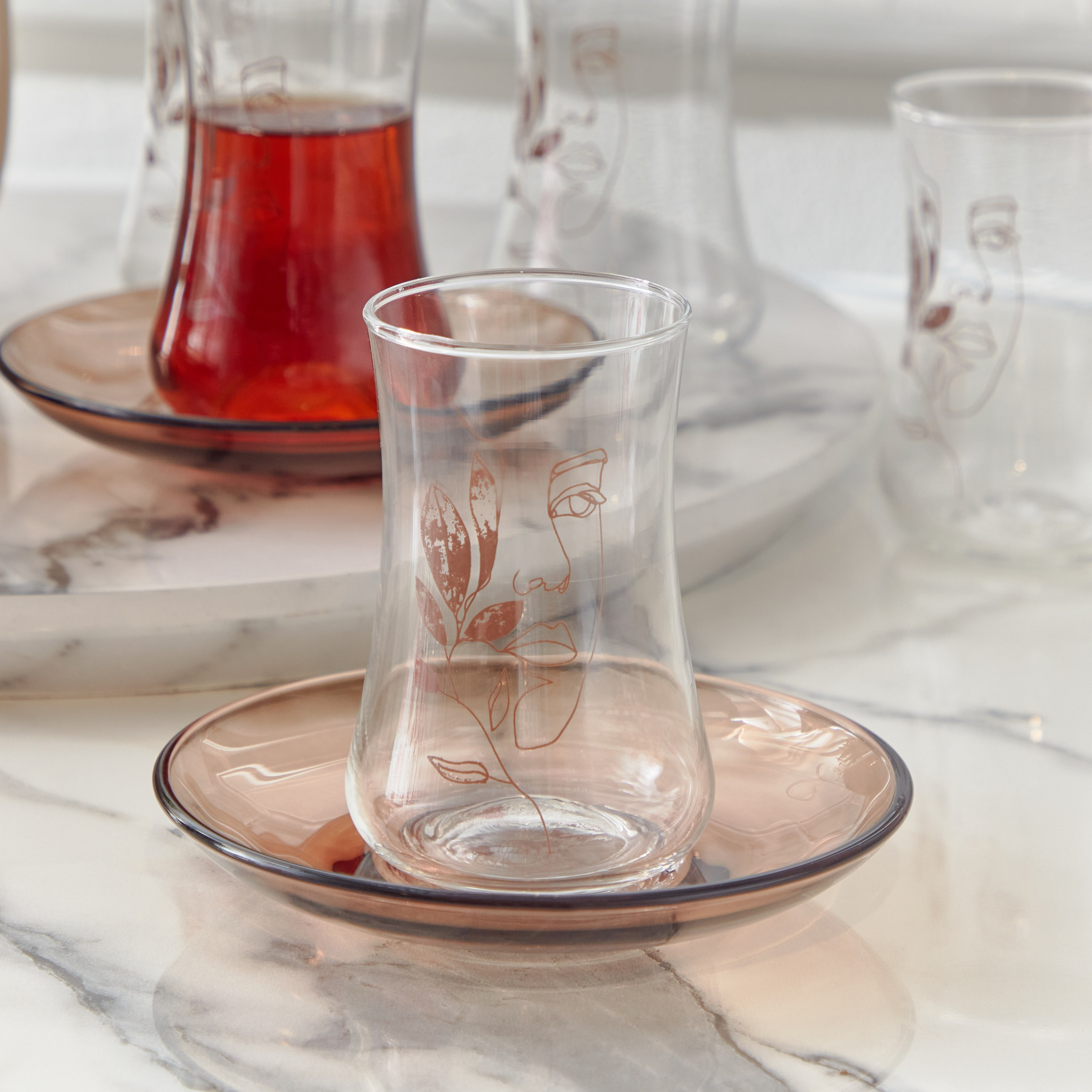 طقم استكانة وصحون 6 قطع من سيج - 120 مل-hbxhomeware-diningandtabletop-coffeeandteasets-image-2