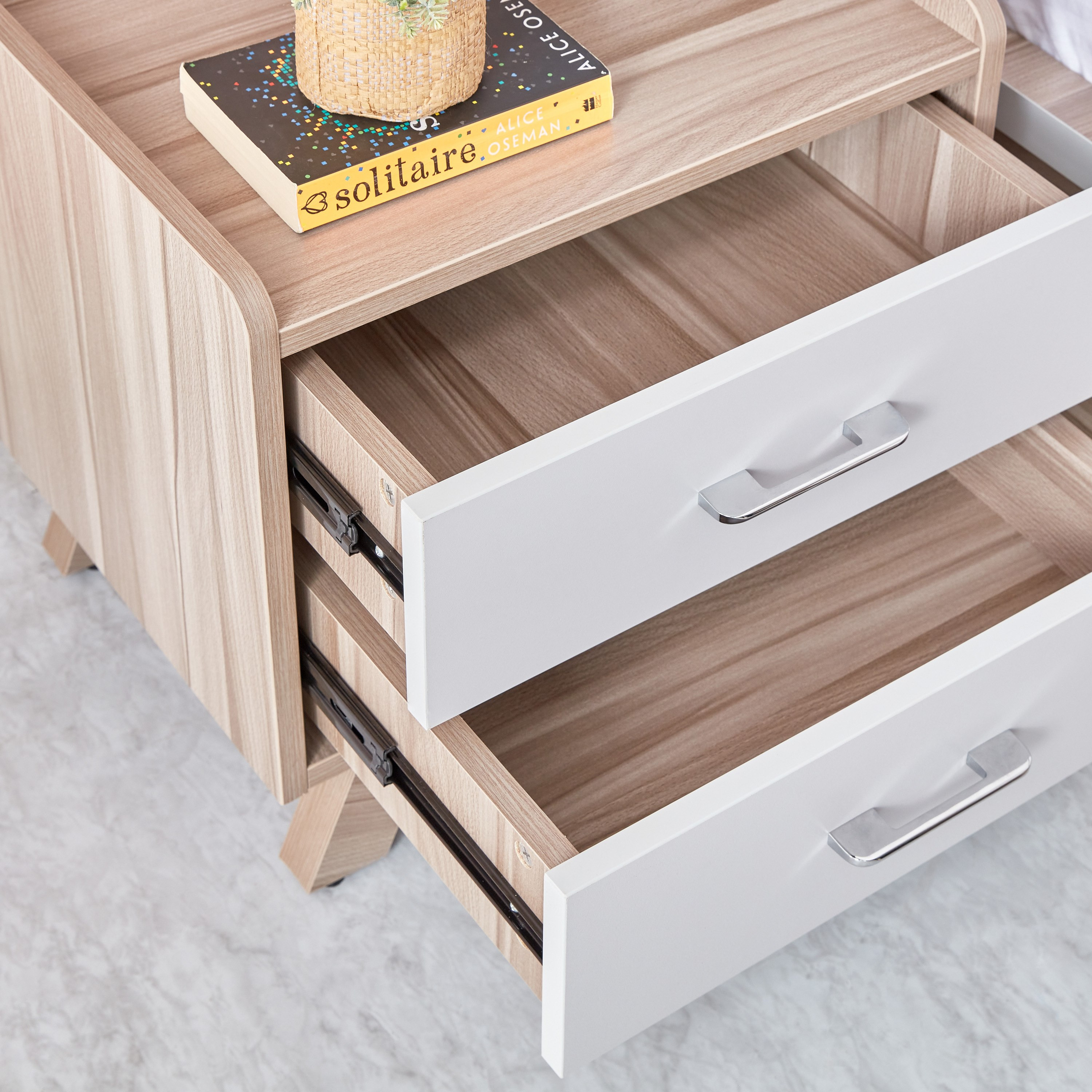 طقم غرفة نوم كينج 5 قطع من ميامي - 180x200 سم-hbxbedroom-bedsandbedsets-bedroomsets-king-image-14
