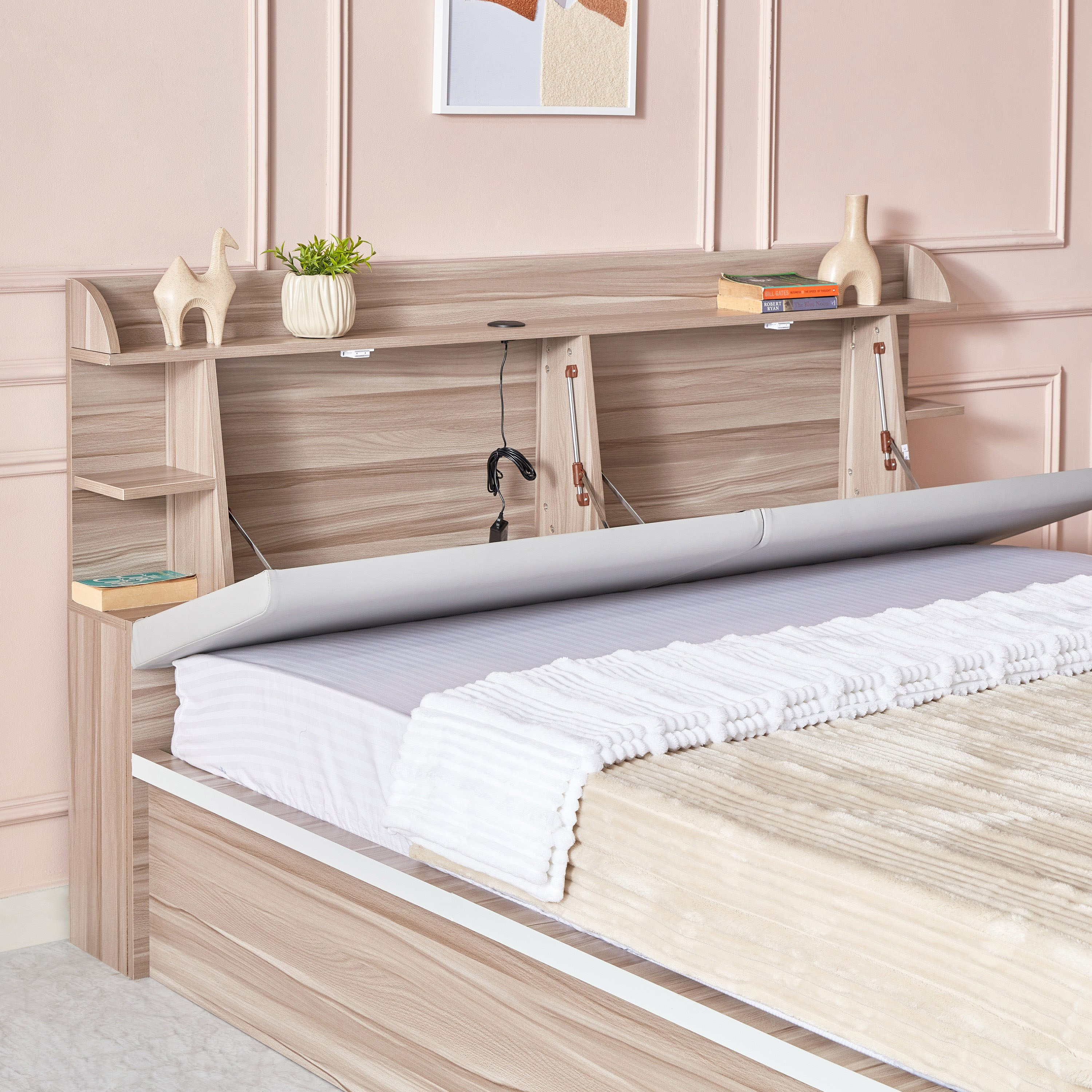 طقم غرفة نوم كينج 5 قطع من ميامي - 180x200 سم-hbxbedroom-bedsandbedsets-bedroomsets-king-image-6