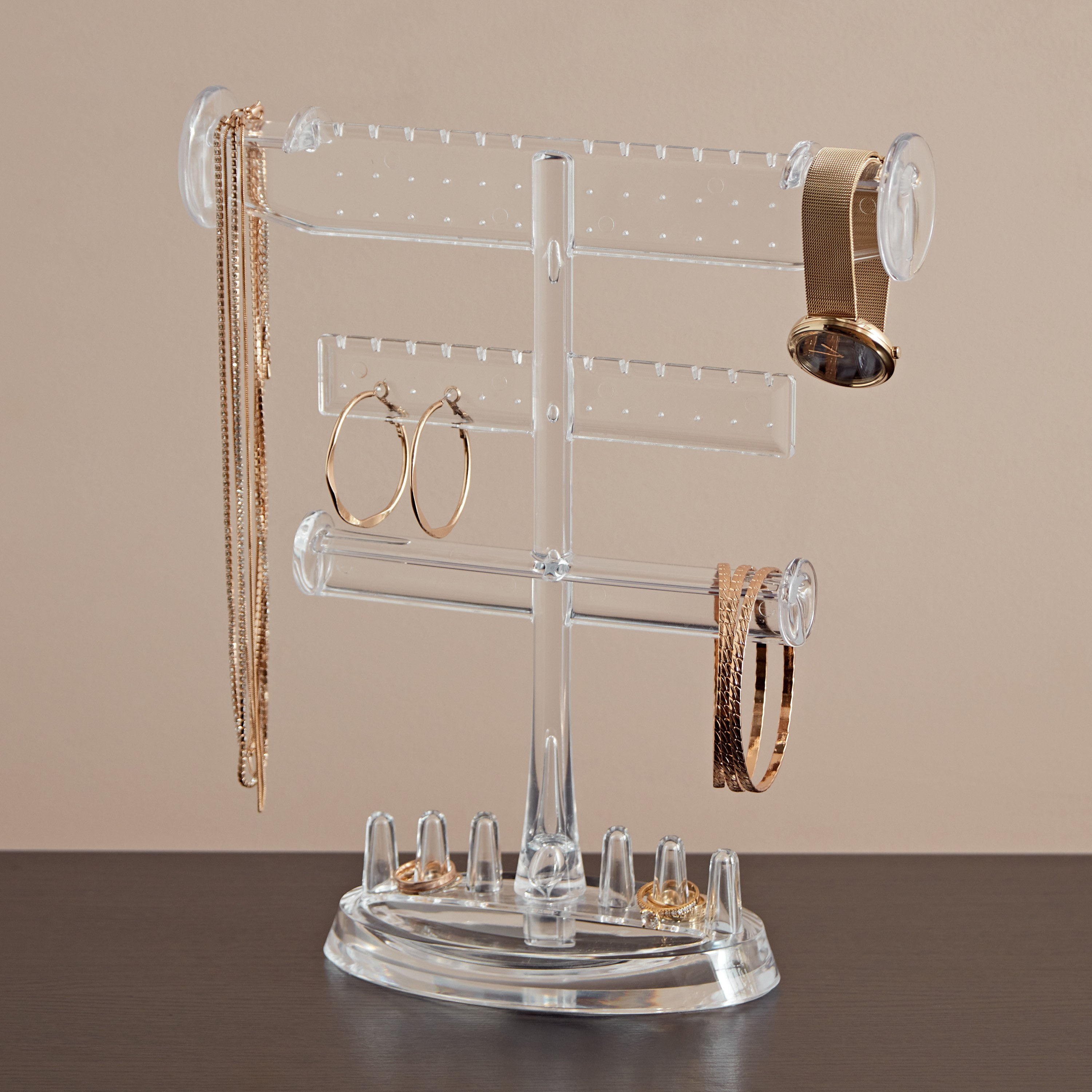 حامل مجوهرات 3 طبقات من كريستال-hbxbedroom-bedroomaccessories-jewelleryboxesandholders-image-1