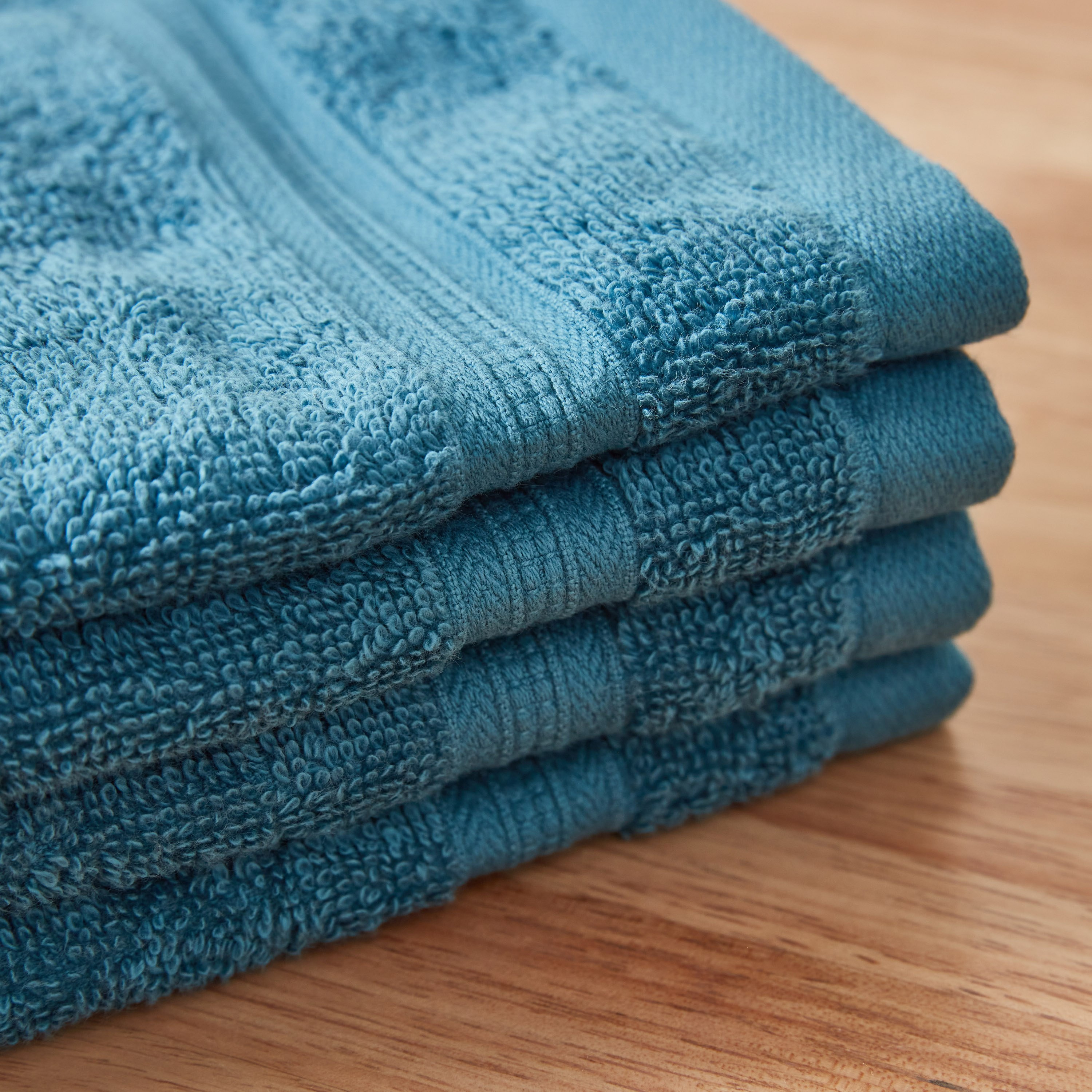 Jiva 4-Piece Naturally Fresh Face Towel Set - 30x30 cm-hbxbathroom-bathroomtextiles-image-2