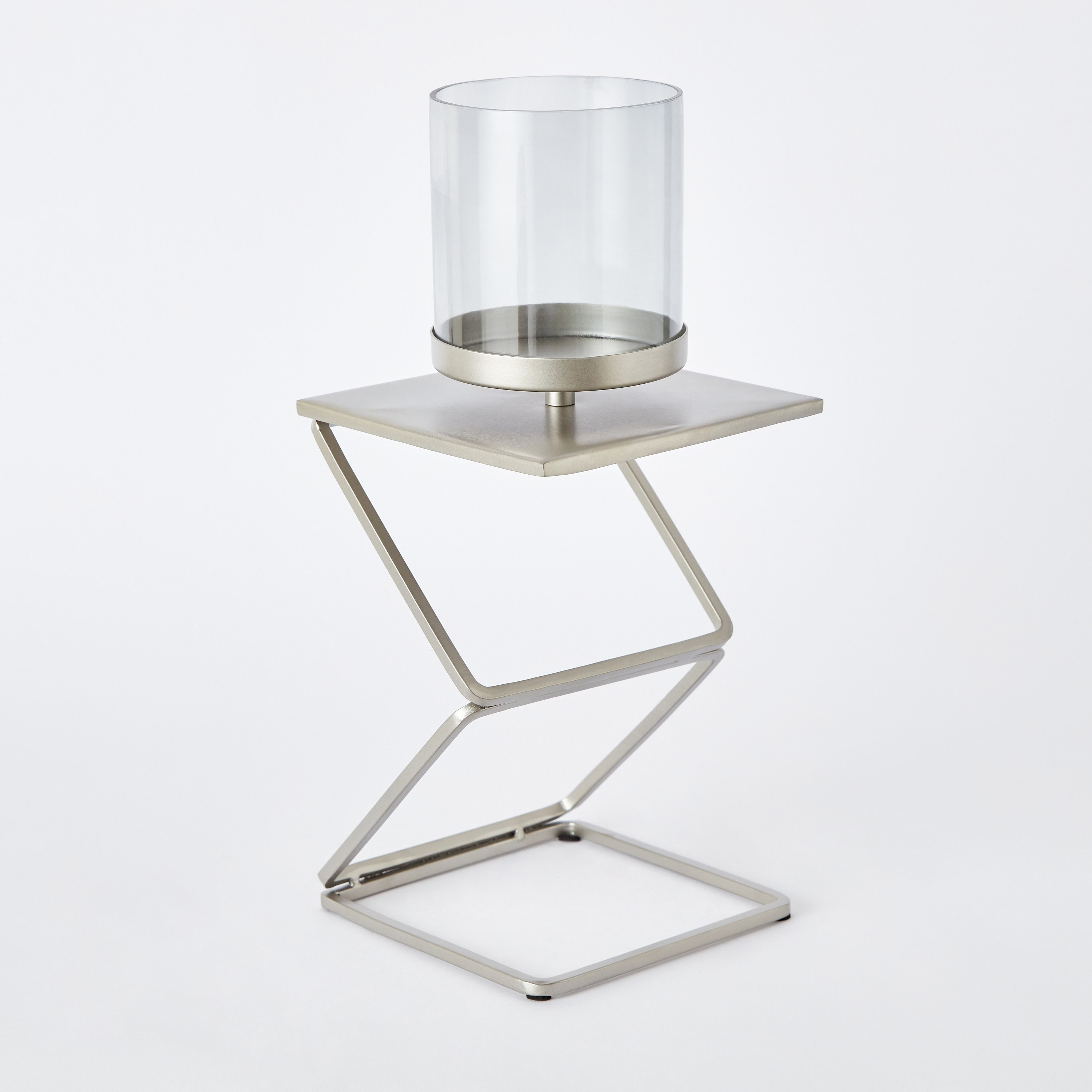 Enigma Tier Metal & Glass Pillar Candle Holder - 15x15x25 cm-PROMO_HB_SA_SETFOR1299_270826-image-7
