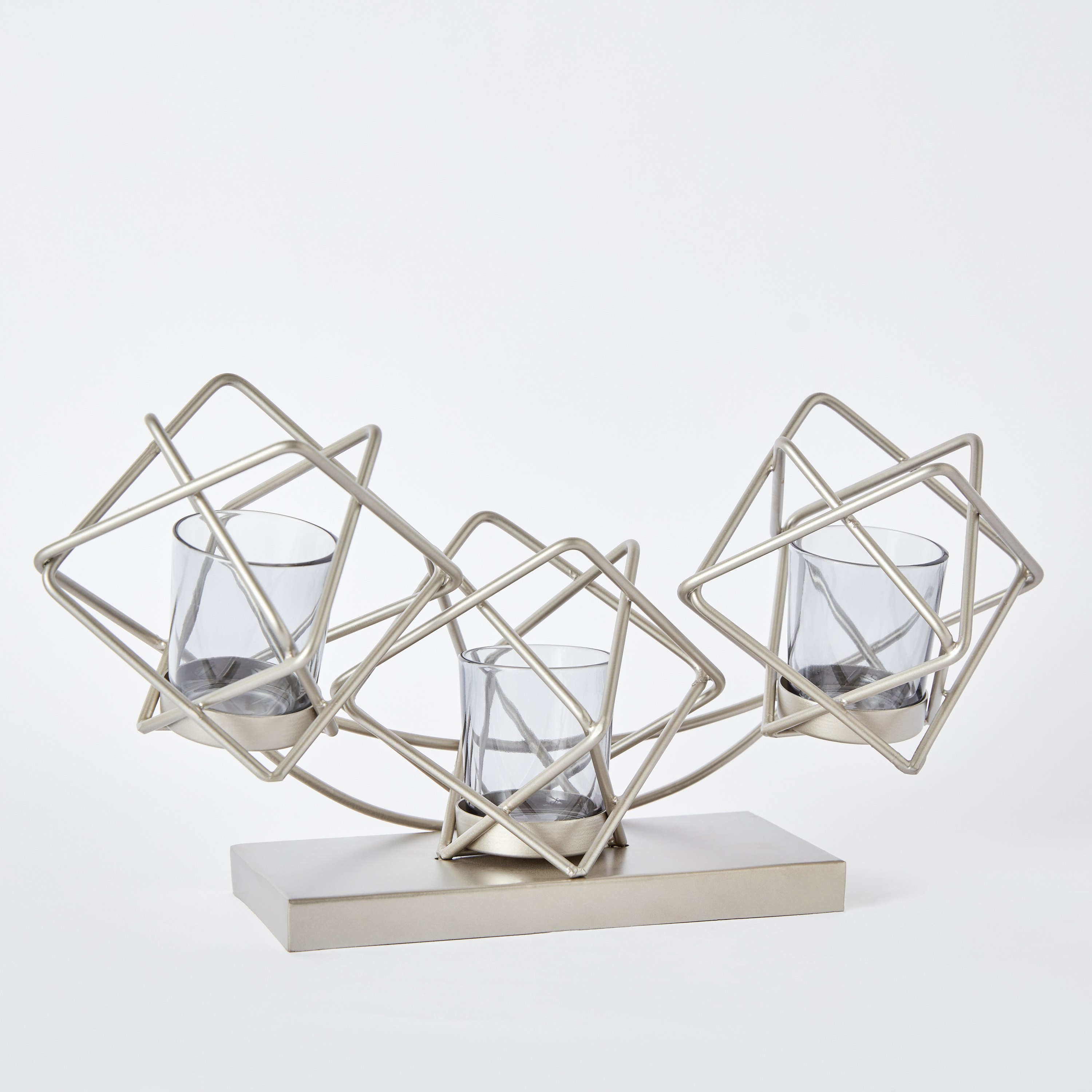 حامل شموع معدني بسلك 3 قطع مع زجاج من إنيجما - 35x14x20 سم-hbxlivingroom-decorandaccessories-candleholders-image-7