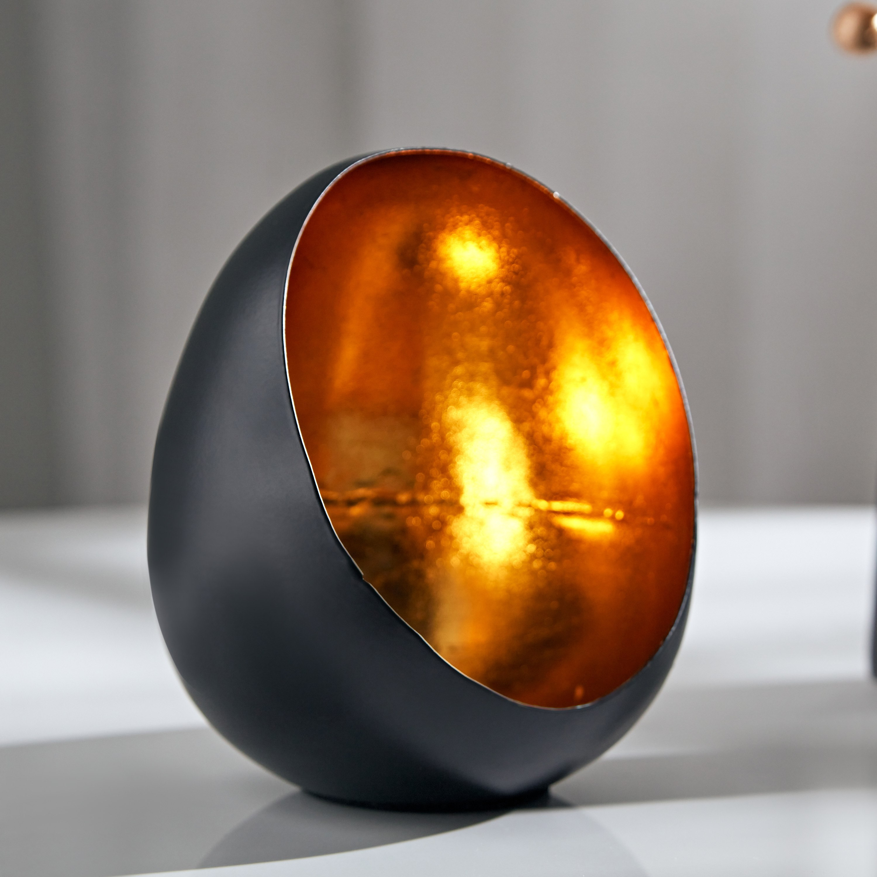 حامل شموع صغيرة معدن من سكرافت - 10.5x10.5x13.5 سم-hbxlivingroom-decorandaccessories-candleholders-image-3