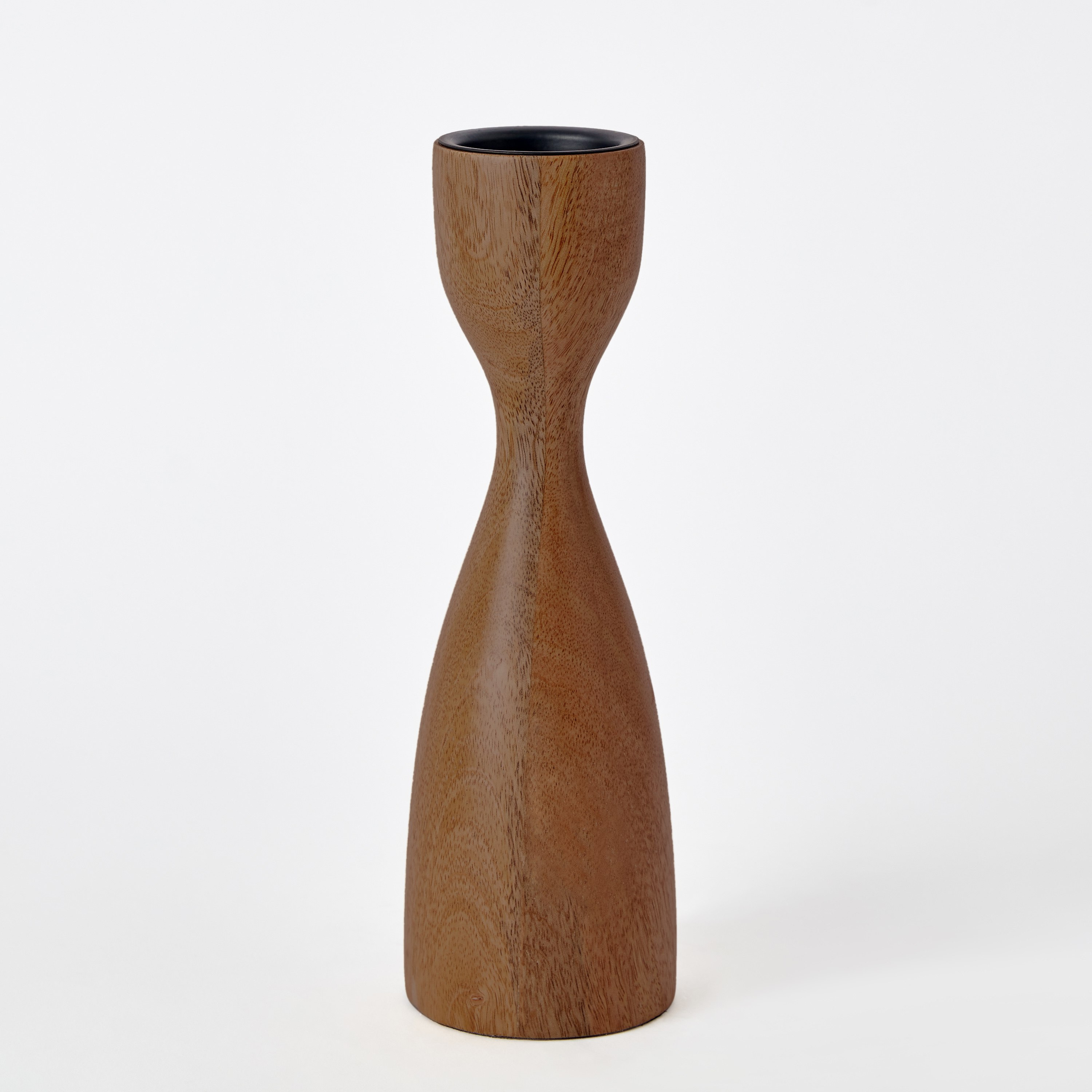 حامل شموع عمودية خشب من كوهار - 8.5x8.5x25.5 سم-hbxlivingroom-decorandaccessories-candleholders-image-5