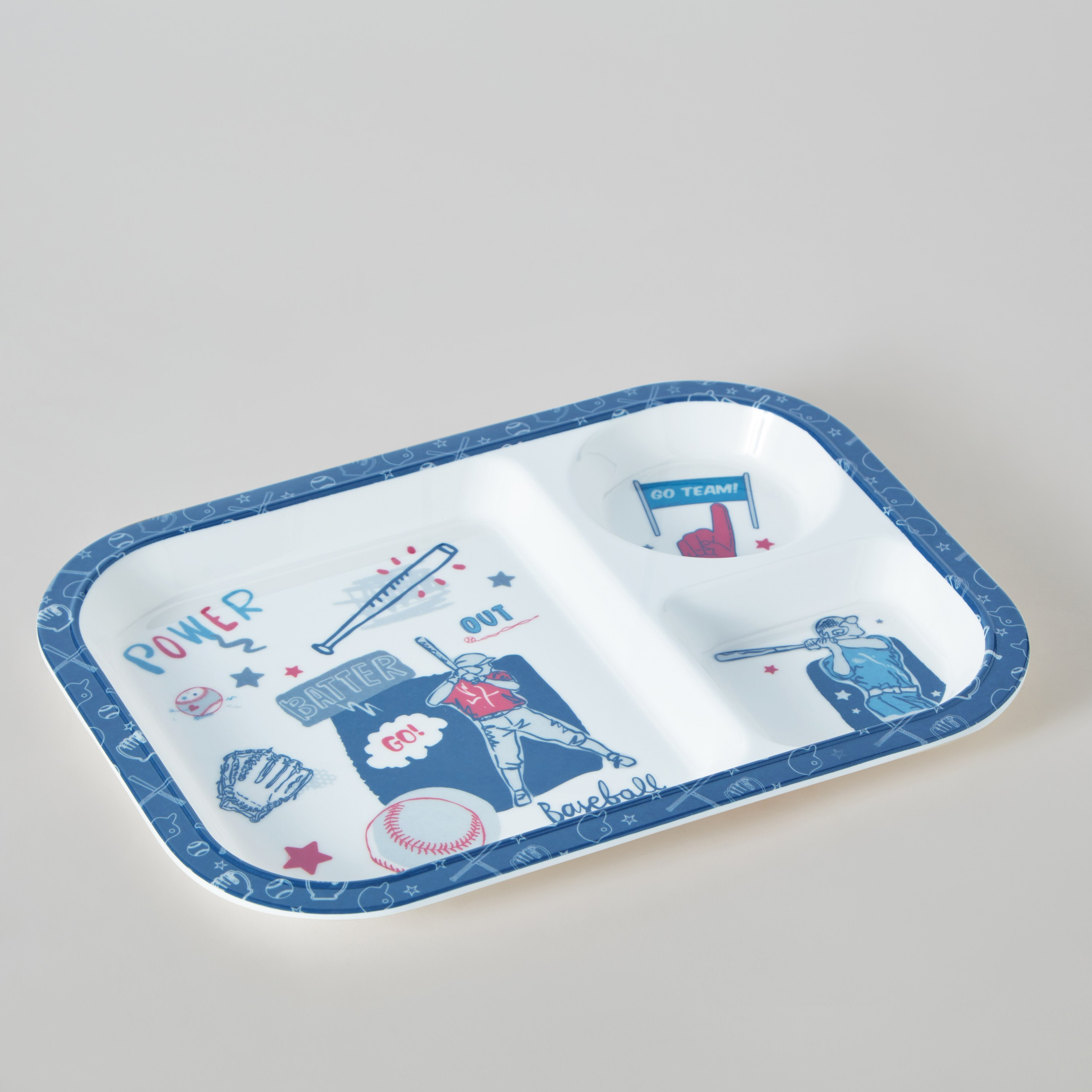 صحن مقسم ميلامين بلاي هارد ترينيتي من أركيد - 28x21 سم-hbxhomeware-hbxkidsandyouth-image-5