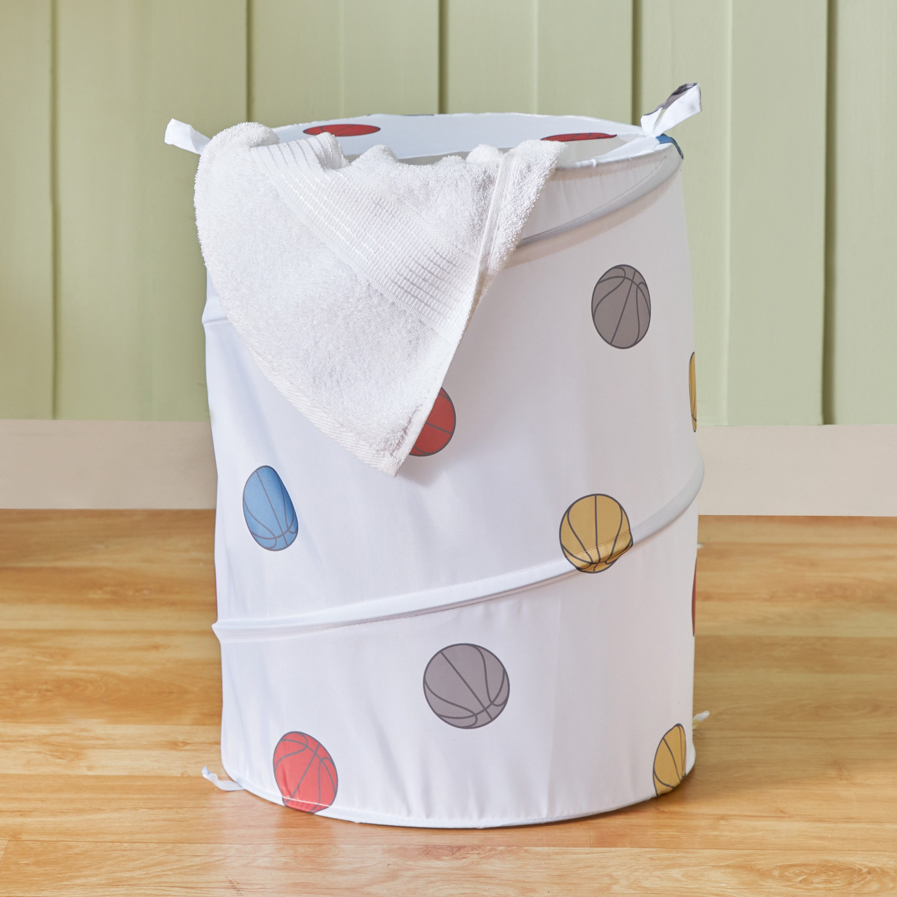 Arcade Gemini Polyester Laundry Hamper - 38x50 cm-hbxbathroom-laundry-laundryhampers-image-1
