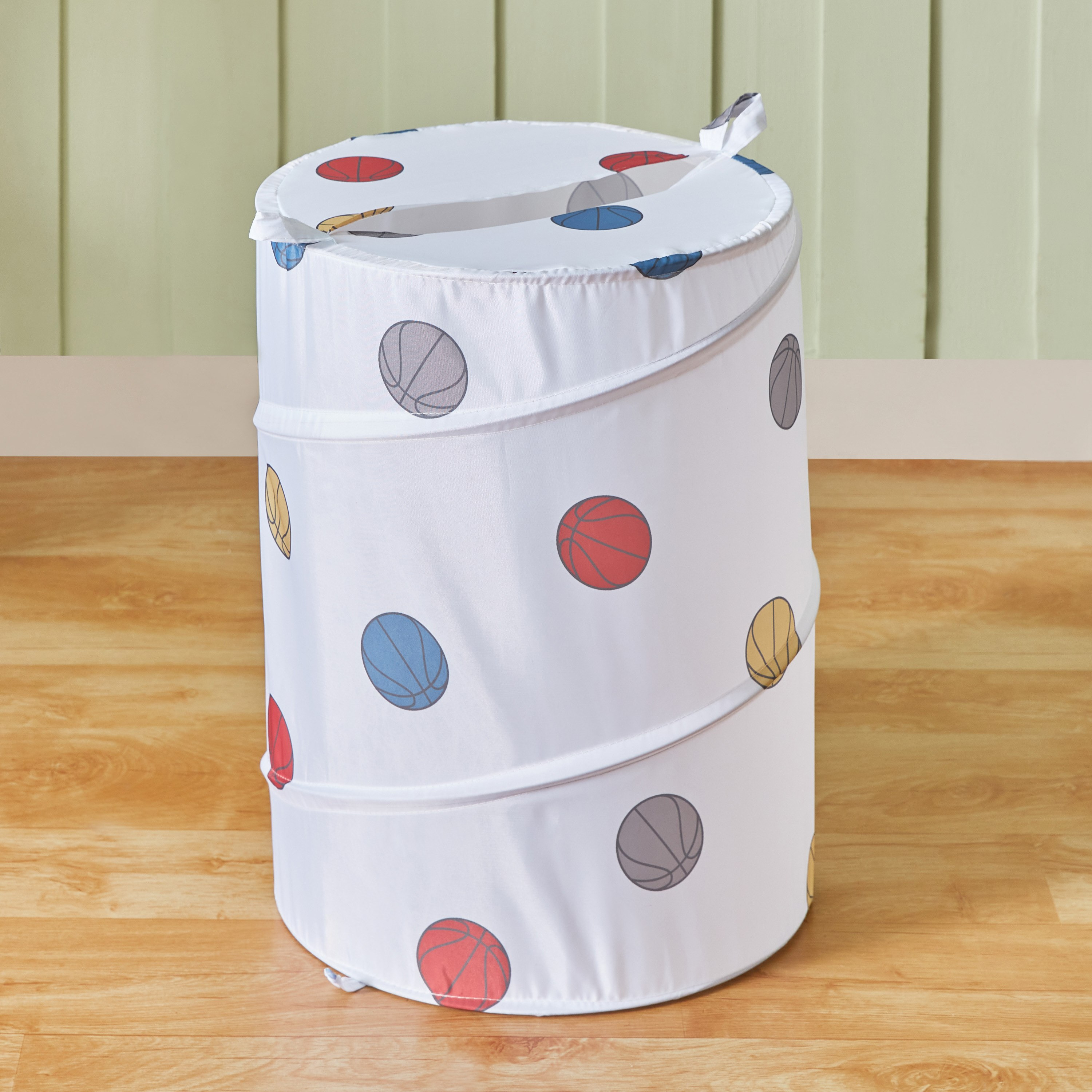 Arcade Gemini Polyester Laundry Hamper - 38x50 cm-hbxbathroom-laundry-laundryhampers-image-2