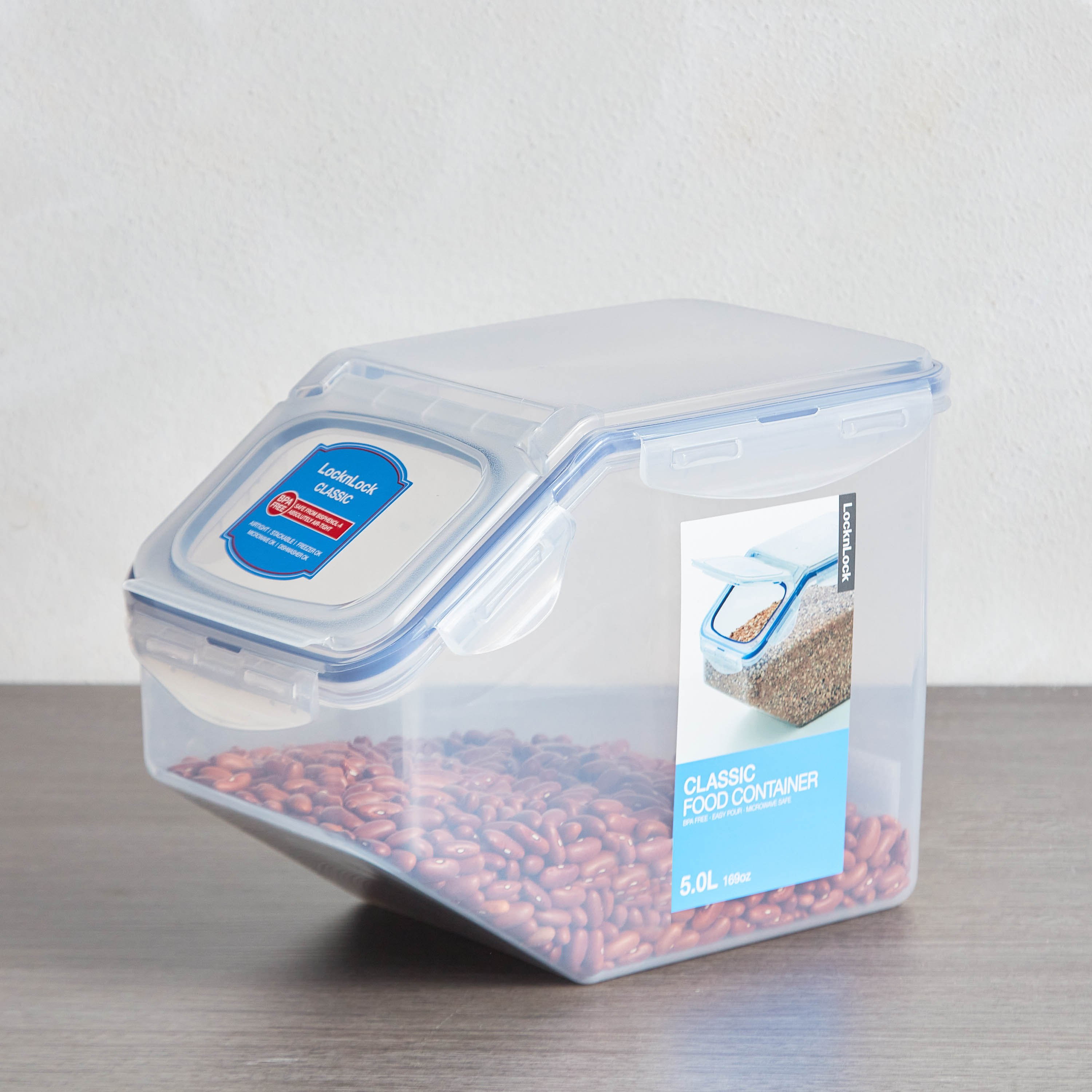 حاوية طعام مستطيلة بغطاء قابل للطي من لوك آند لوك - 5 لتر-hbxhomeware-hbxkitchen-image-1