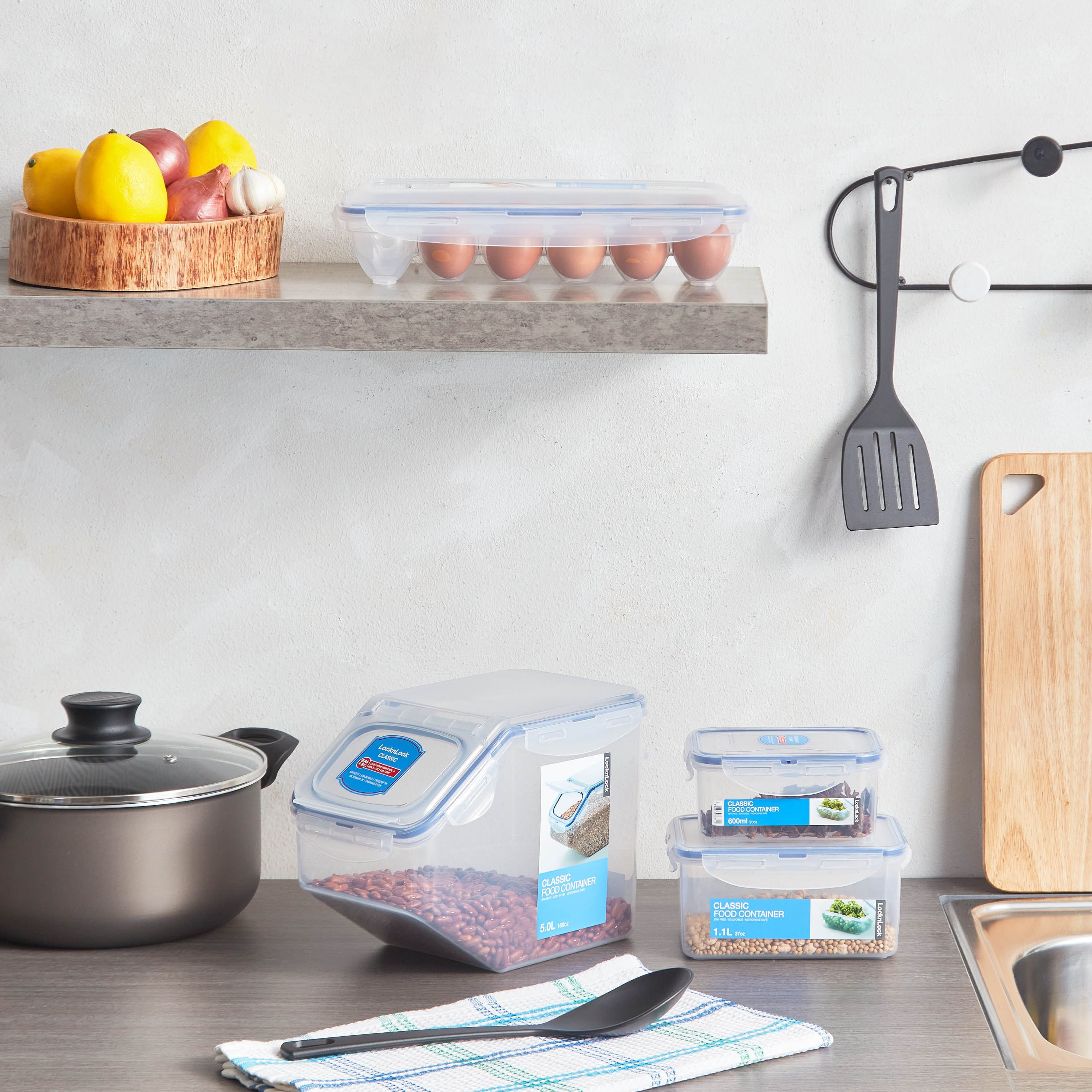حاوية طعام مستطيلة بغطاء قابل للطي من لوك آند لوك - 5 لتر-hbxhomeware-hbxkitchen-image-5