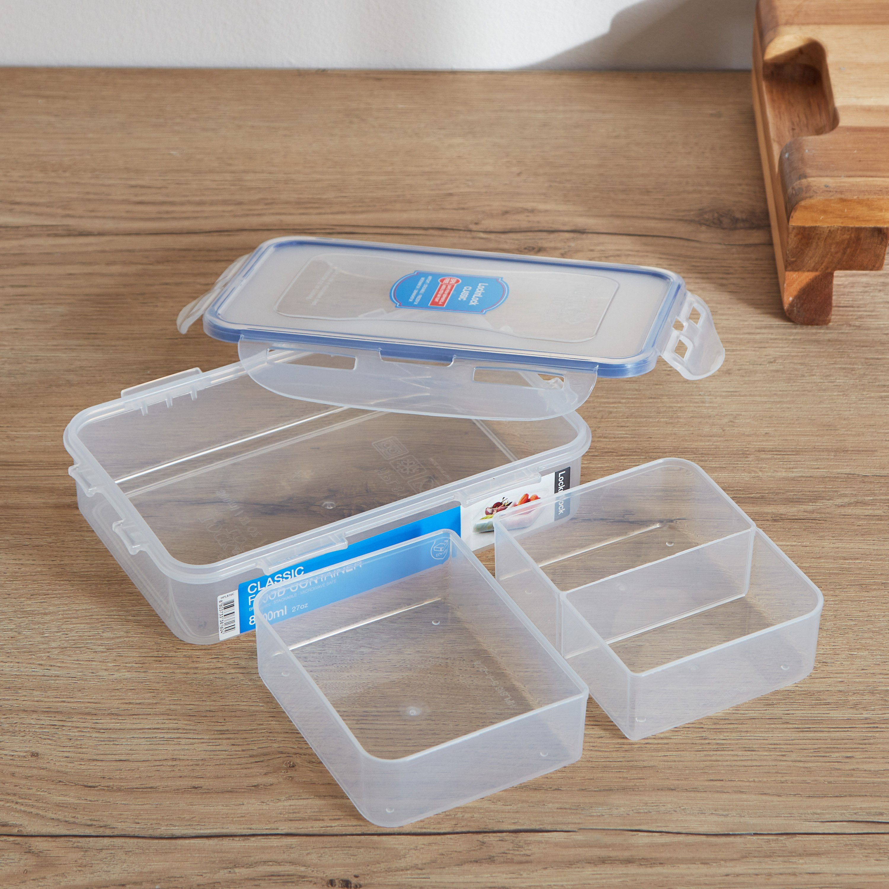 حاوية طعام مستطيلة بفواصل من لوك أند لوك - 800 مل-hbxhomeware-hbxkitchen-image-4