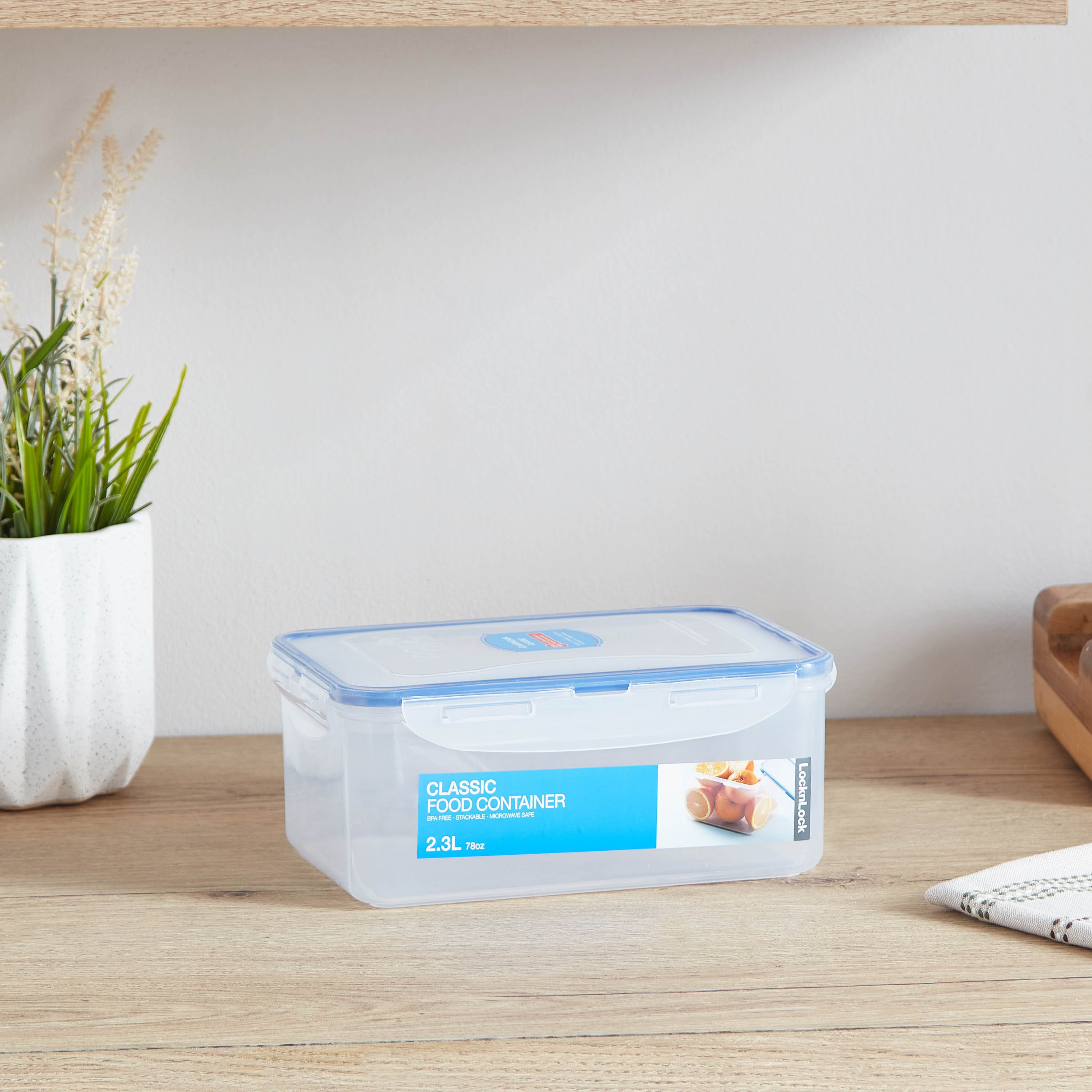 Lock & Lock Rectangular Food Container - 2.3 L-hbxhomeware-hbxkitchen-image-2