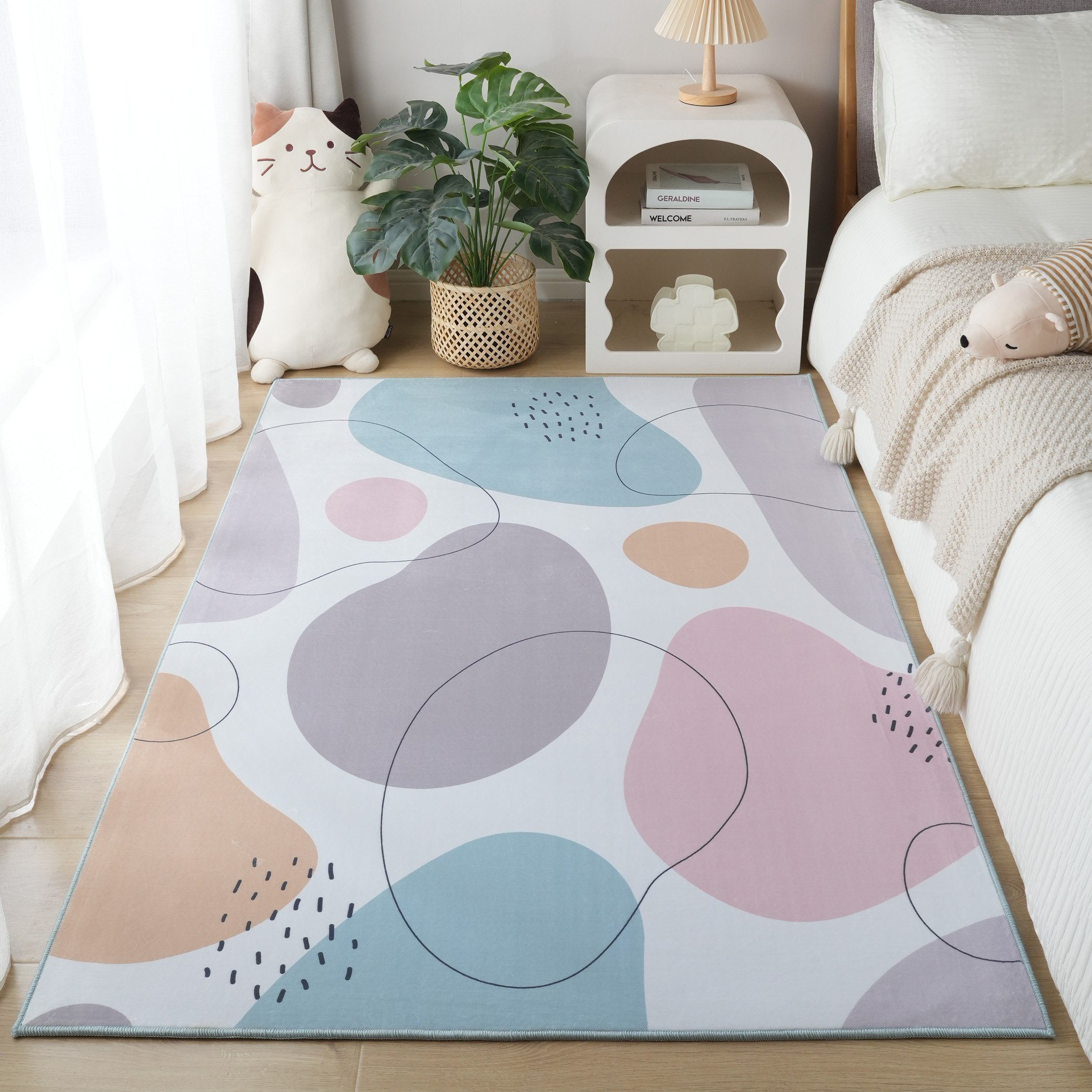Playland Ben Printed Flannel Rug - 110x160 cm-hbxhomeware-hbxkidsandyouth-image-1