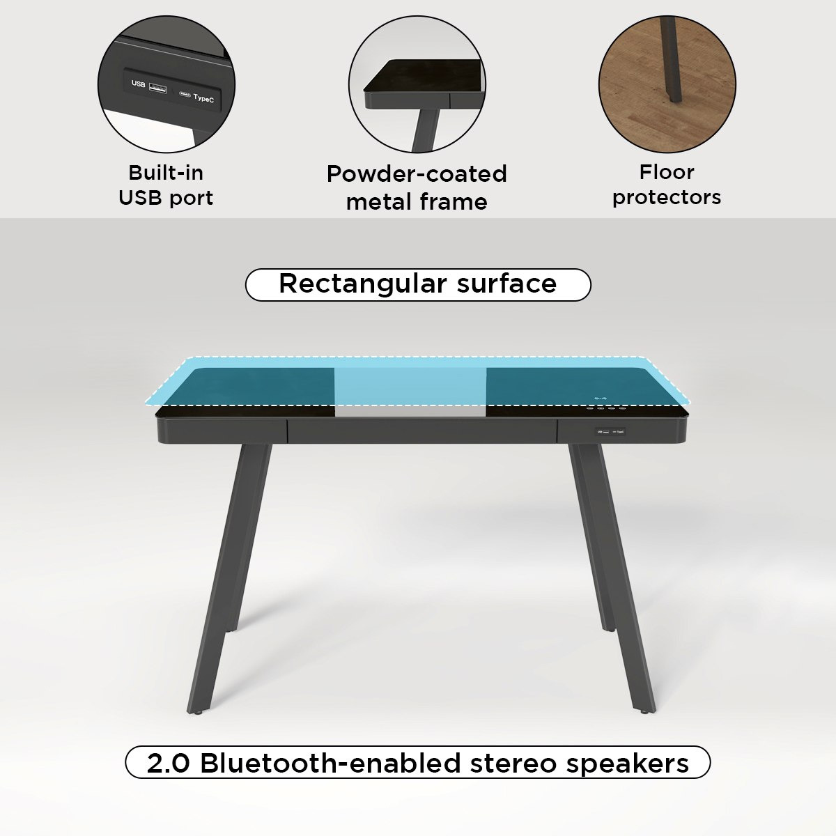 مكتب ذكي بسطح زجاج من چينيوس-hbxfurniture-office-desks-image-6