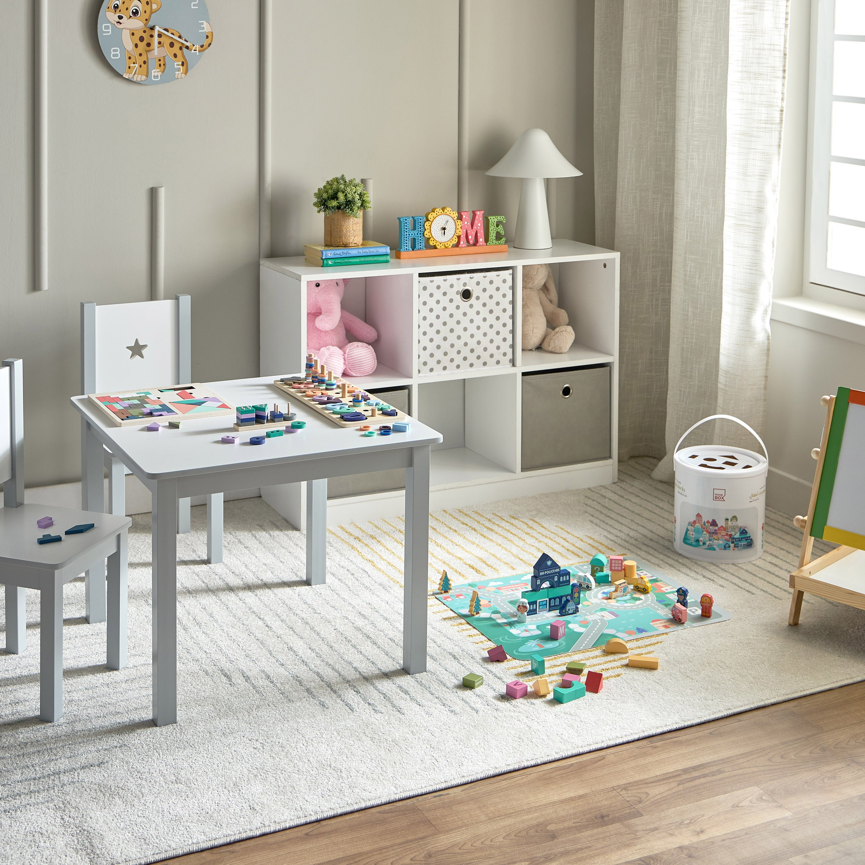 مجموعة مكعبات سيتي سكيب للأطفال 100 قطعة من بلاي لاند - 22.5x22.5 سم-hbxhomeware-hbxkidsandyouth-image-5