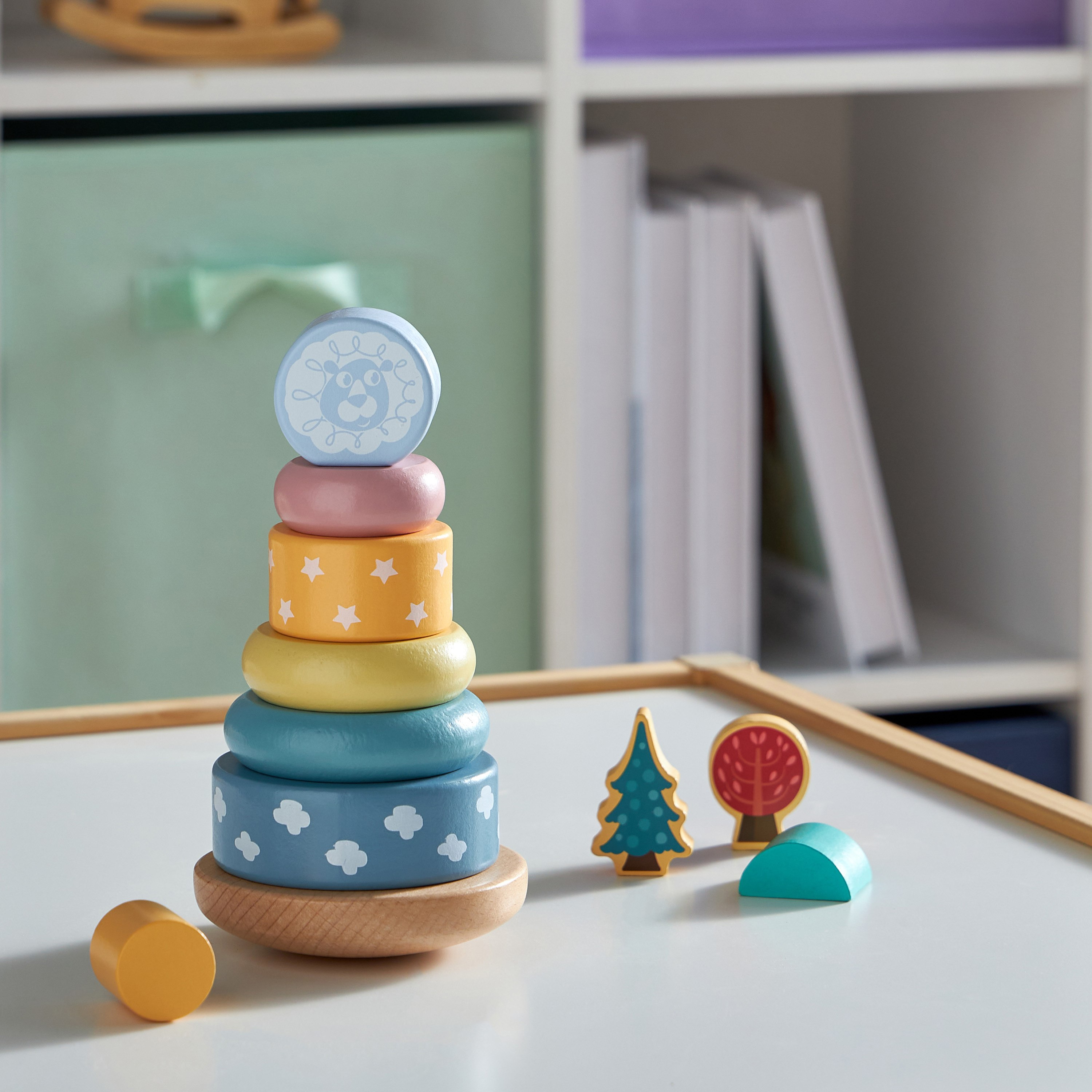 مجموعة مكعبات ستاك إت أب-7 قطع من بلاي لاند- 19.5x10 سم-hbxhomeware-hbxkidsandyouth-image-5