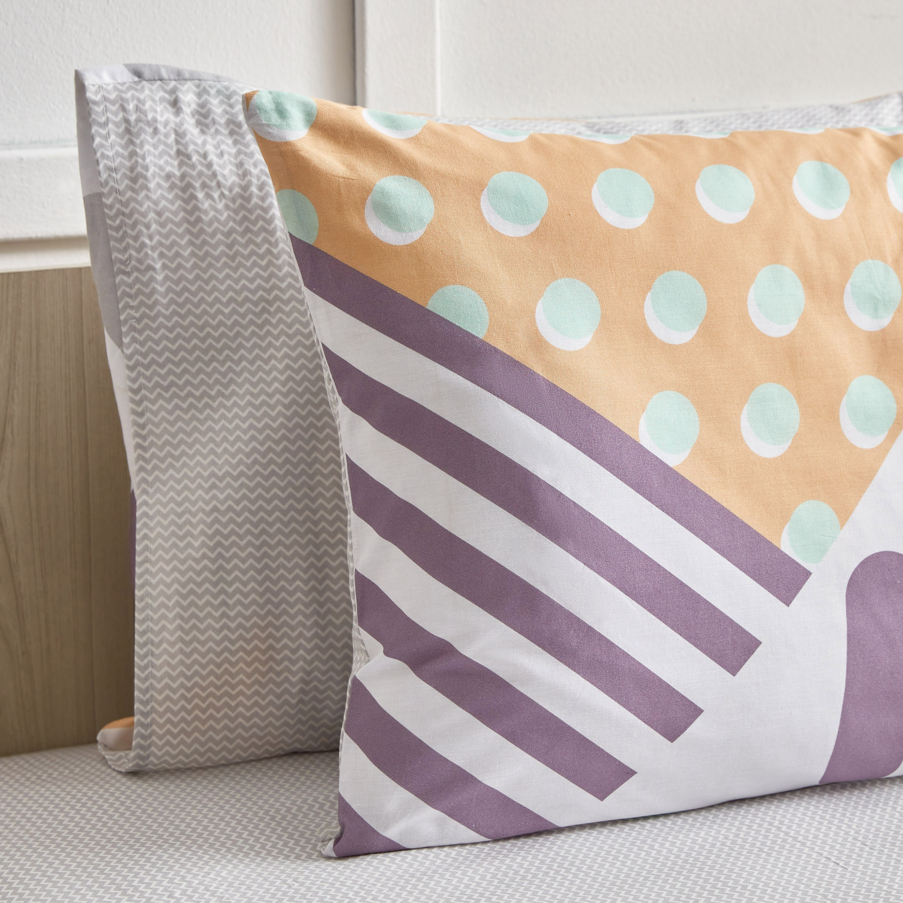 Playland Whimsical Kapas 2-Piece Cotton Pillow Cover Set - 50x75 cm-hbxhomeware-hbxkidsandyouth-image-3