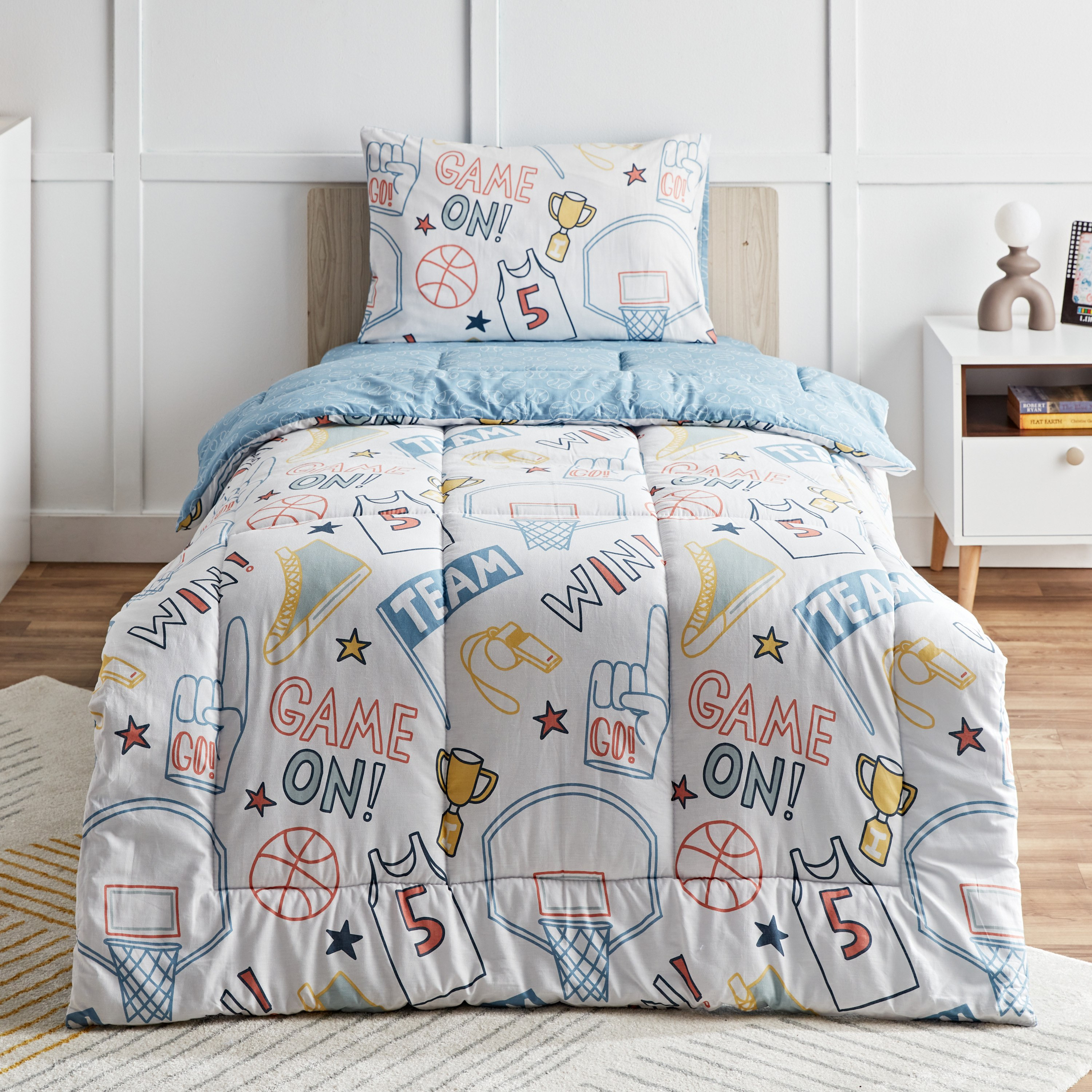 طقم لحاف قطن فردي قطعتين من أركيد - 135x220 سم-hbxhomeware-hbxkidsandyouth-image-2