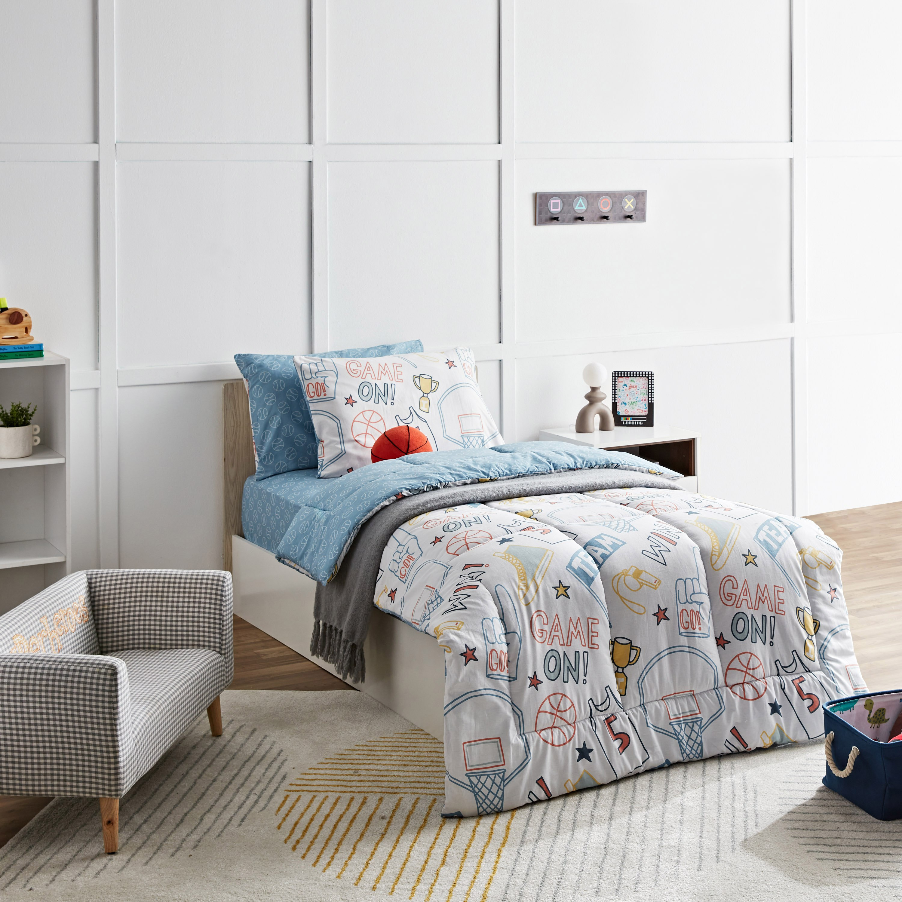 طقم لحاف قطن فردي قطعتين من أركيد - 135x220 سم-hbxhomeware-hbxkidsandyouth-image-8