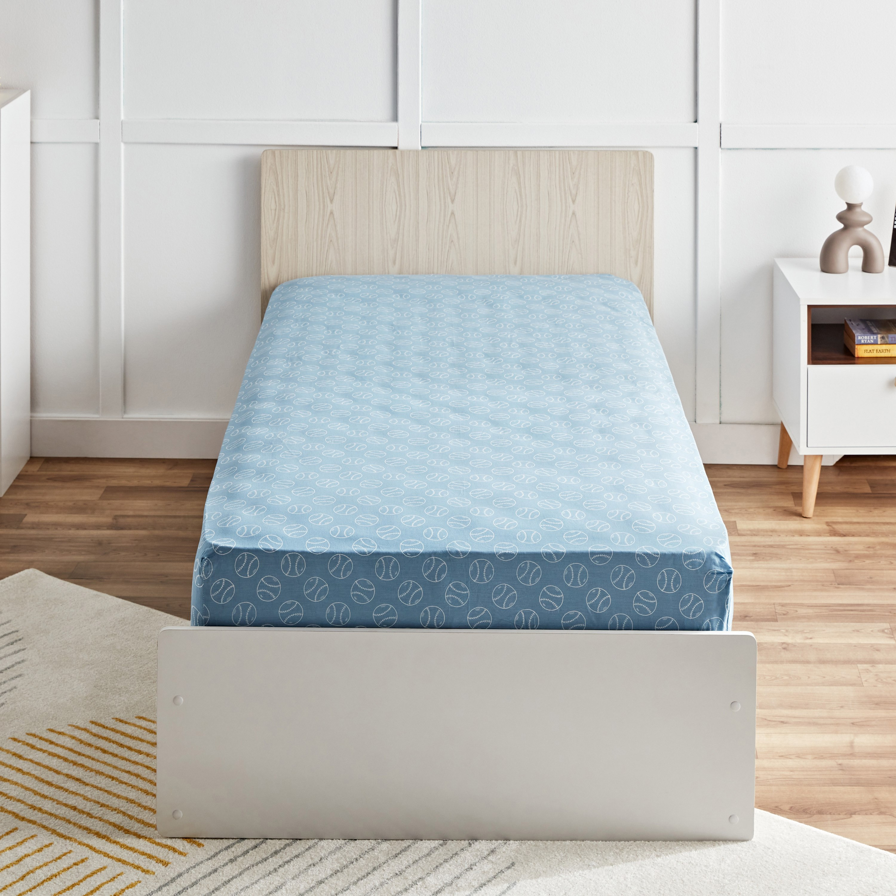 شرشف مطاطي قطن فردي إتس أ جول كاباس من أركيد - 90x200+25 سم-hbxhomeware-hbxkidsandyouth-image-2
