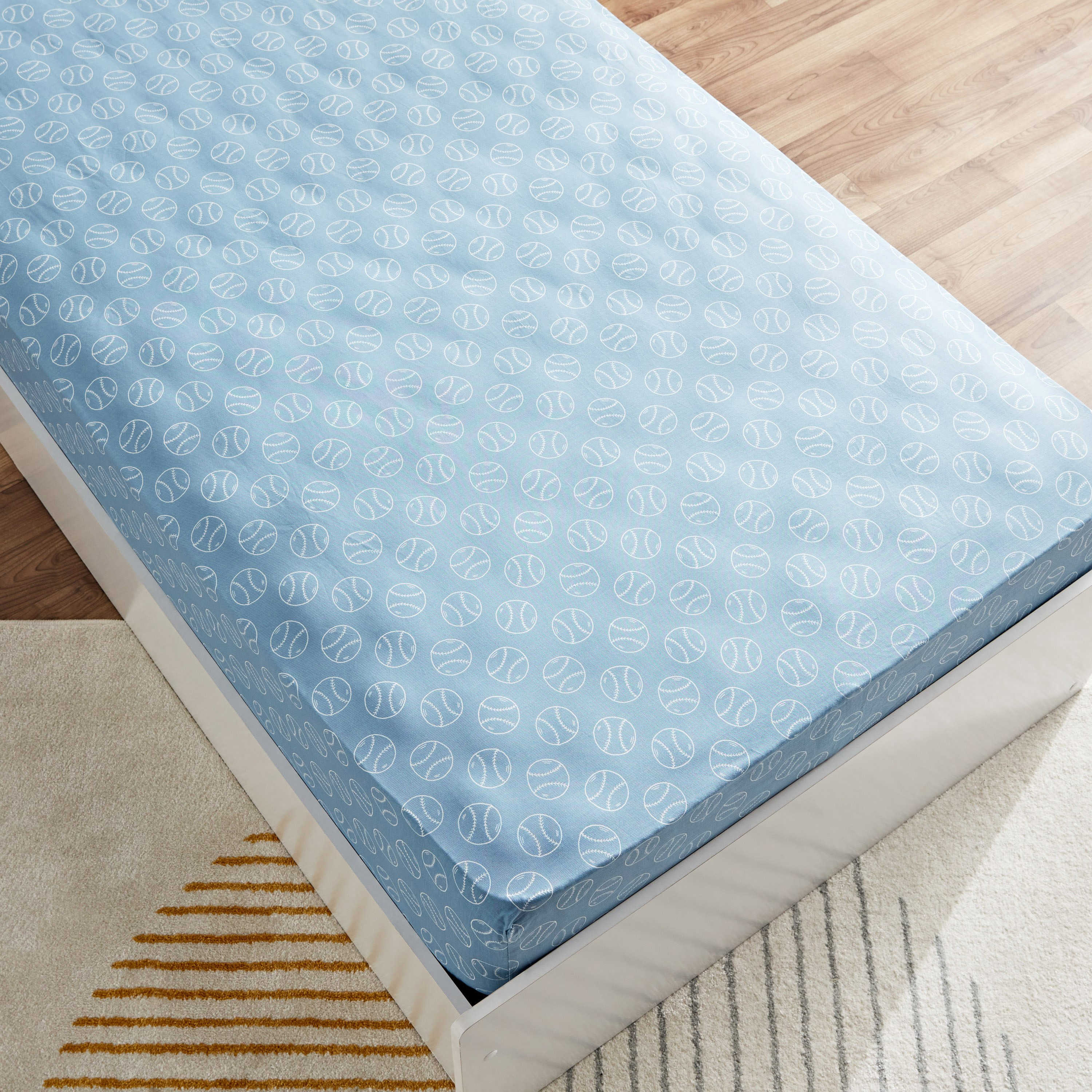 شرشف مطاطي قطن فردي إتس أ جول كاباس من أركيد - 90x200+25 سم-hbxhomeware-hbxkidsandyouth-image-3