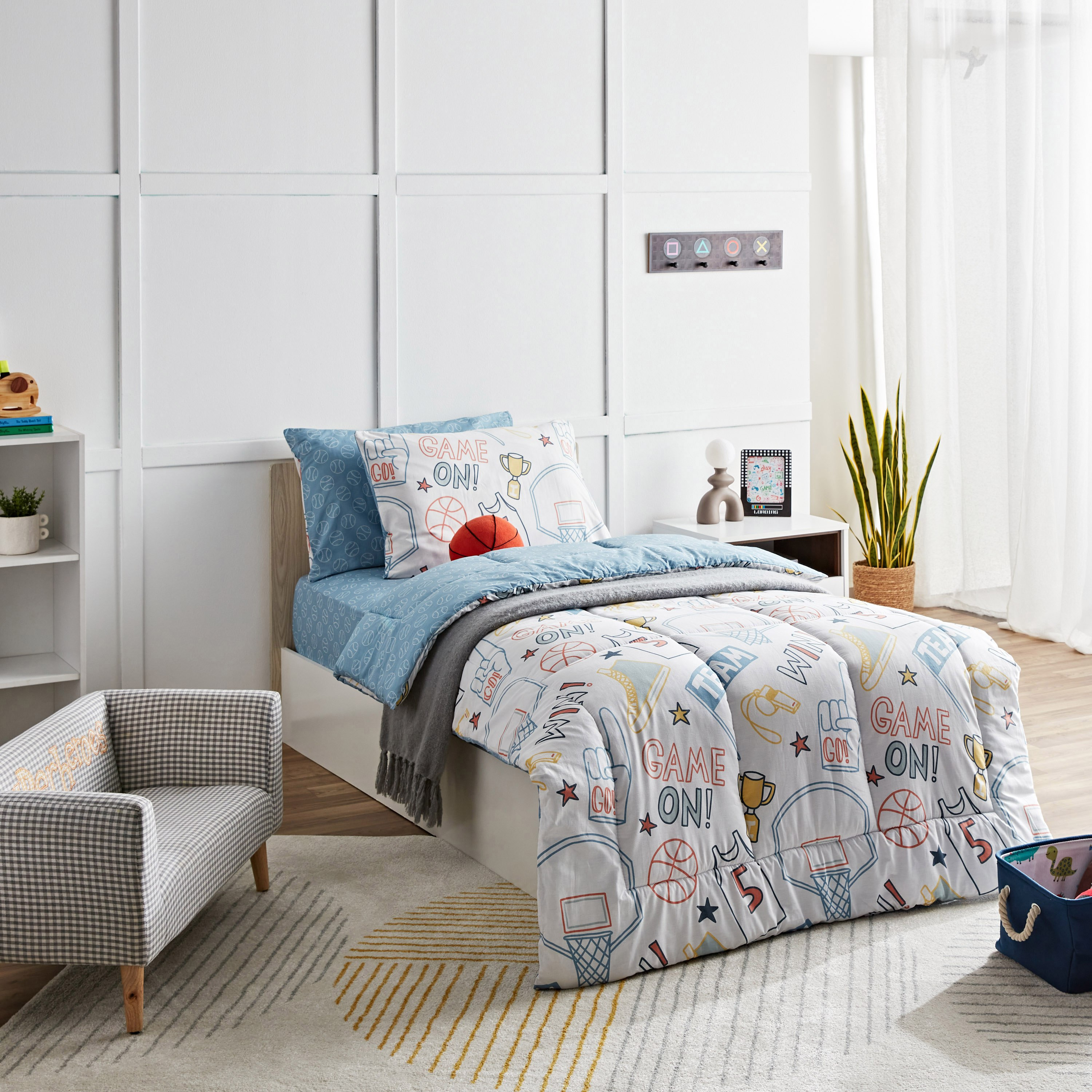 شرشف مطاطي قطن فردي إتس أ جول كاباس من أركيد - 90x200+25 سم-hbxhomeware-hbxkidsandyouth-image-6