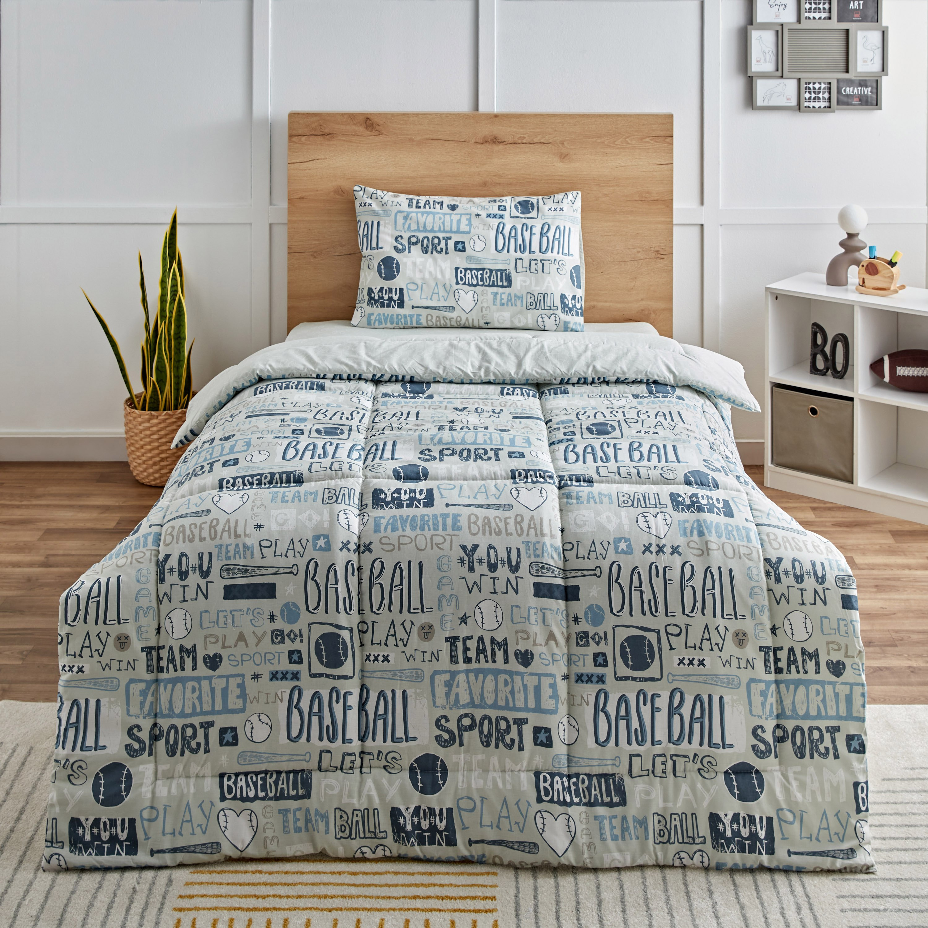 Buy Arcade Win Win Kapas 144TC Cotton Twin Comforter Set 160x220 cm Online in Bahrain Homebox